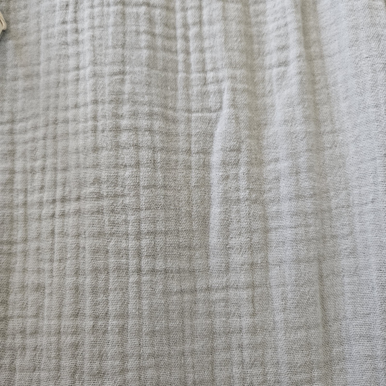 NWT FAHERTY Dress Sz M Dream Cotton Costa Grey Dawn Gauzy Midi Sleeveless Costal