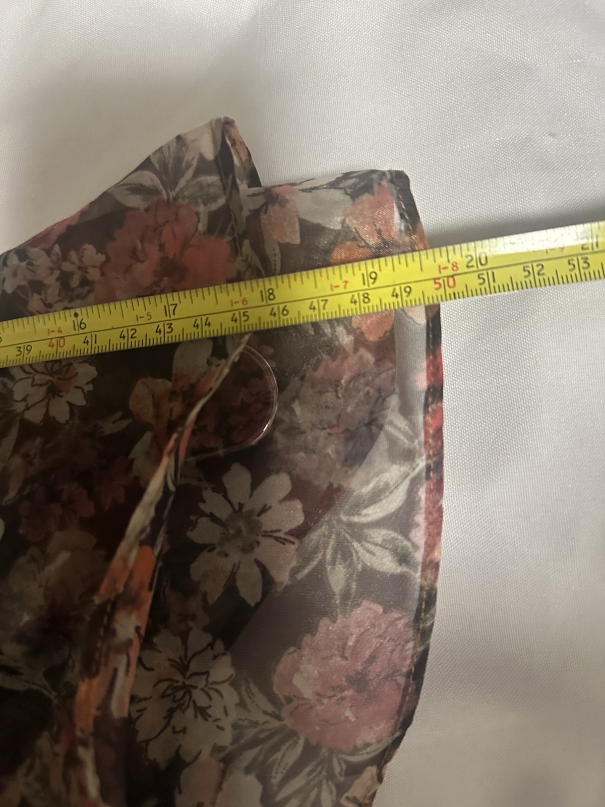 Lost + wander botanique floral long dress ruffle tiered v-neck short sleeve MD