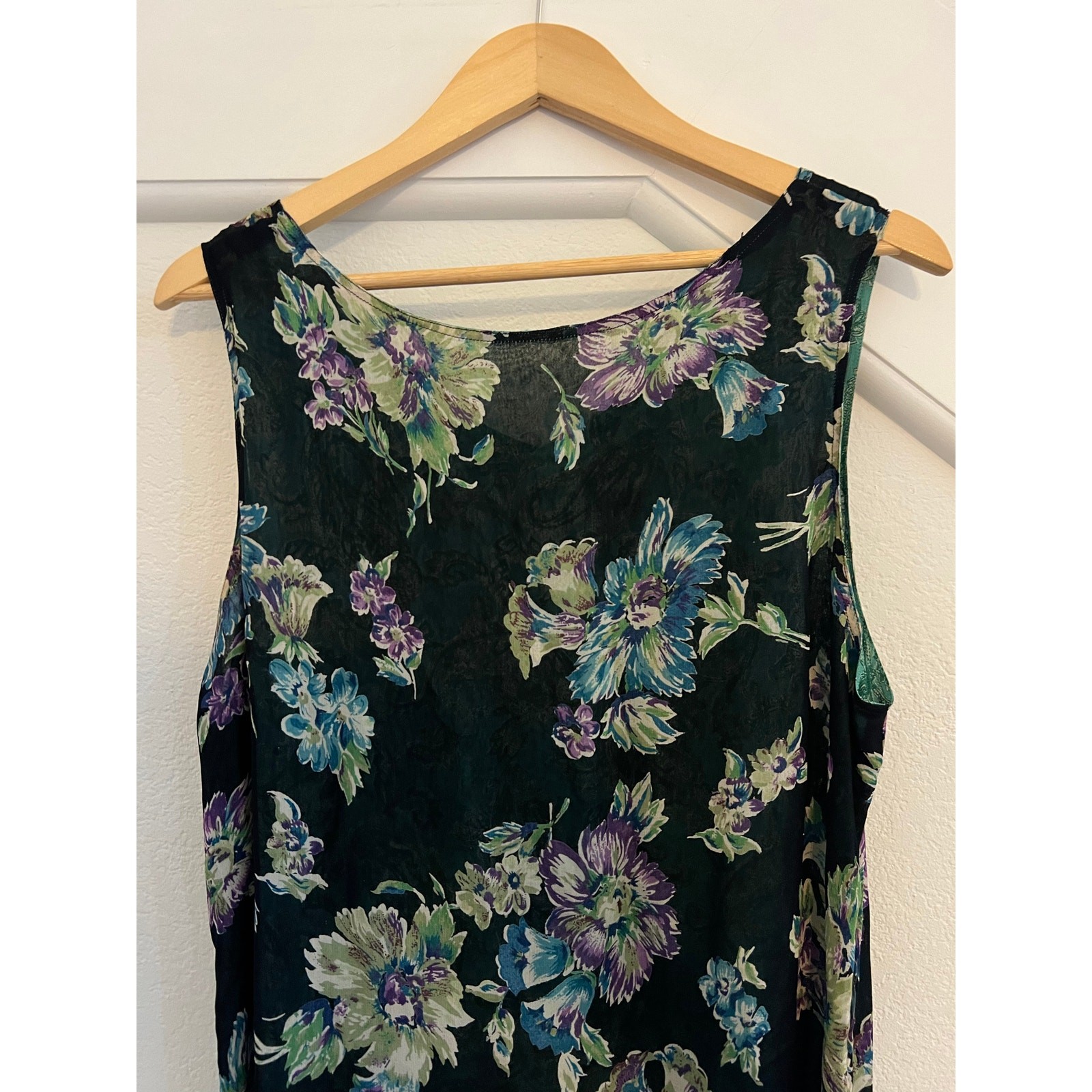 Sarah Arizona Reversible Floral Paisley Dress LRG Fairy Whimsigoth Fairy Grunge