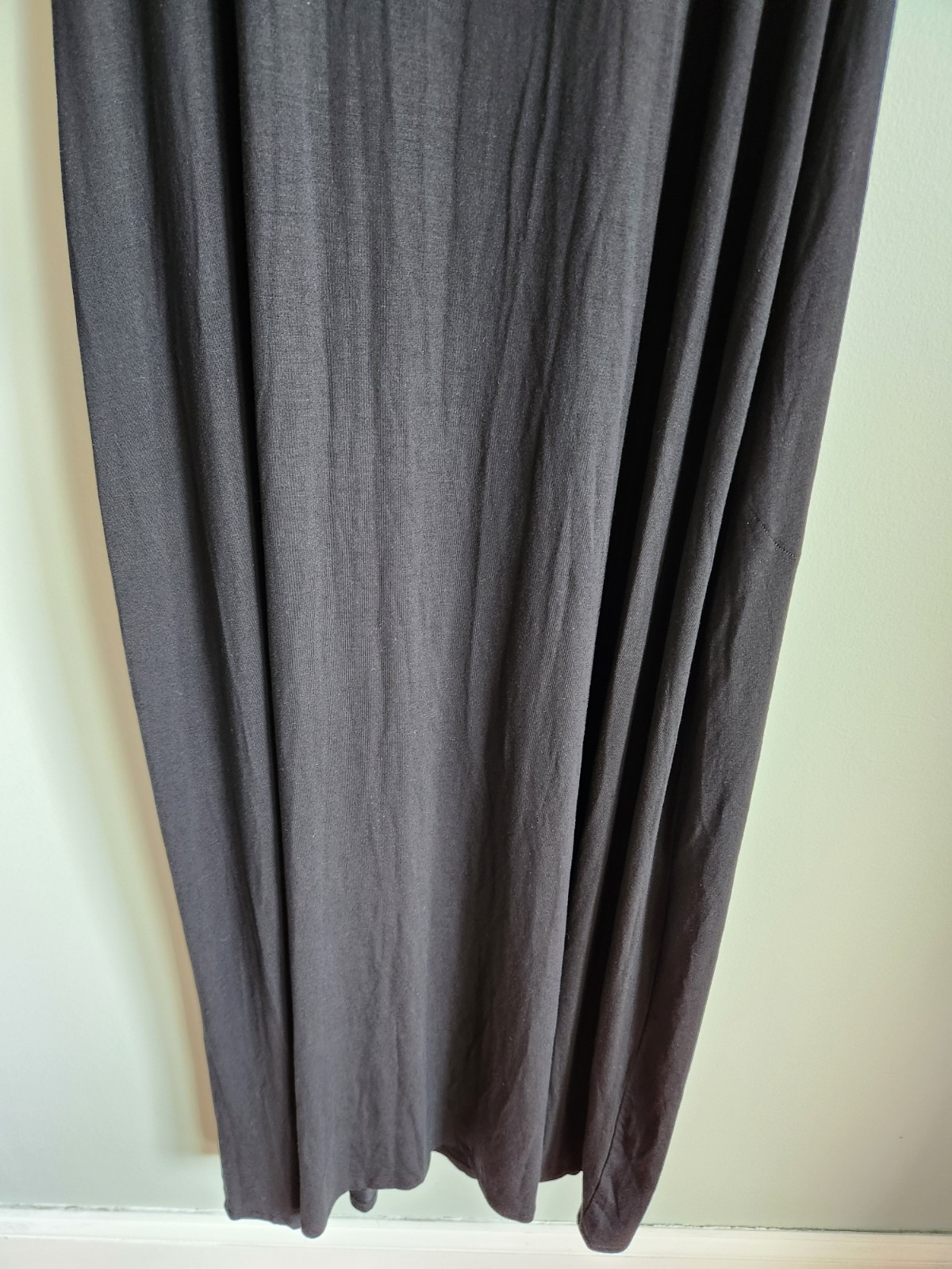 Soma Maxi Bra Dress Small Black Square Neck Lined Invisible Support Dress NEW