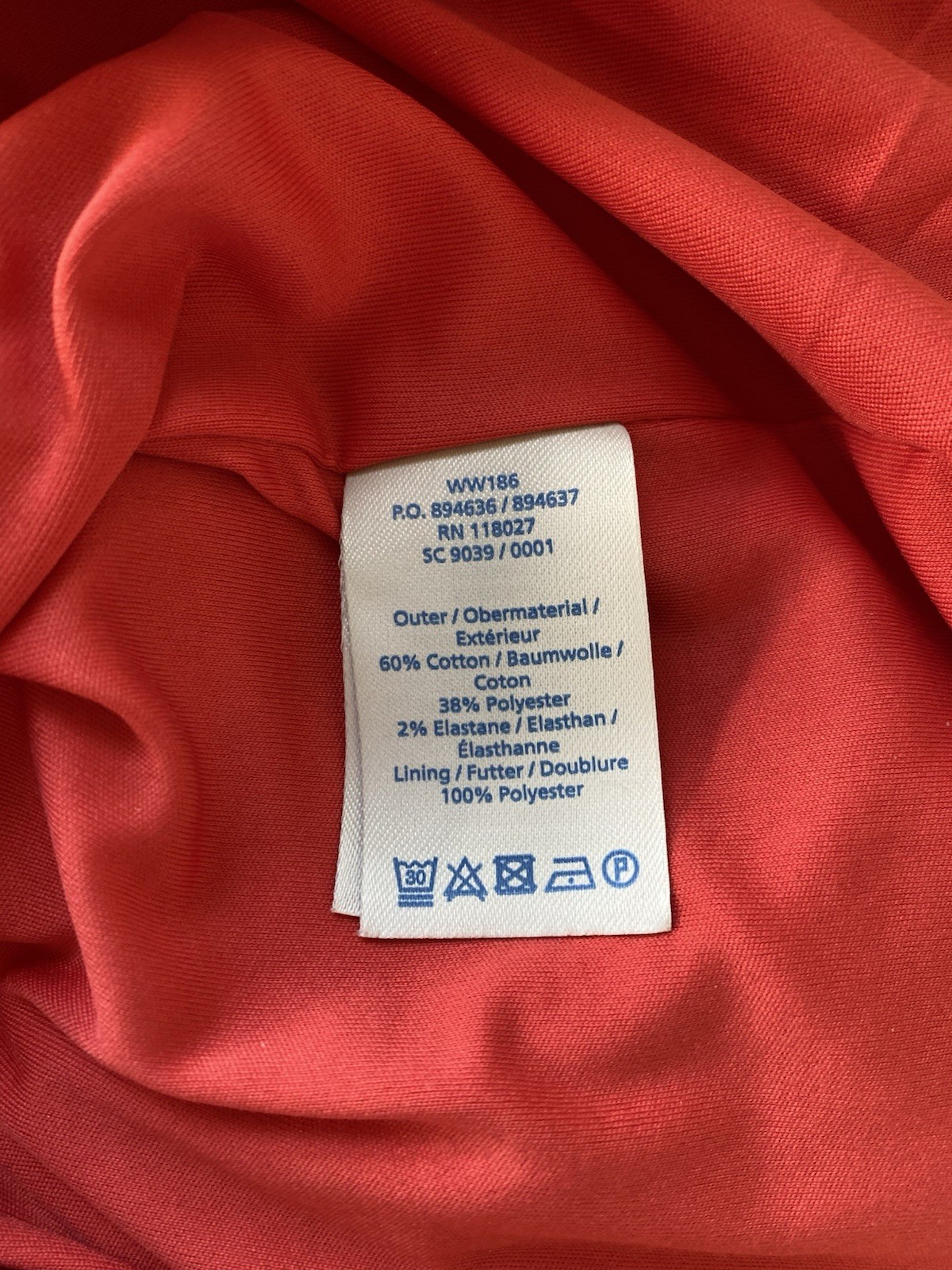 BODEN Red Marisol Quilted Mod Retro Preppy Dress Pockets Size 12L or 12 Tall