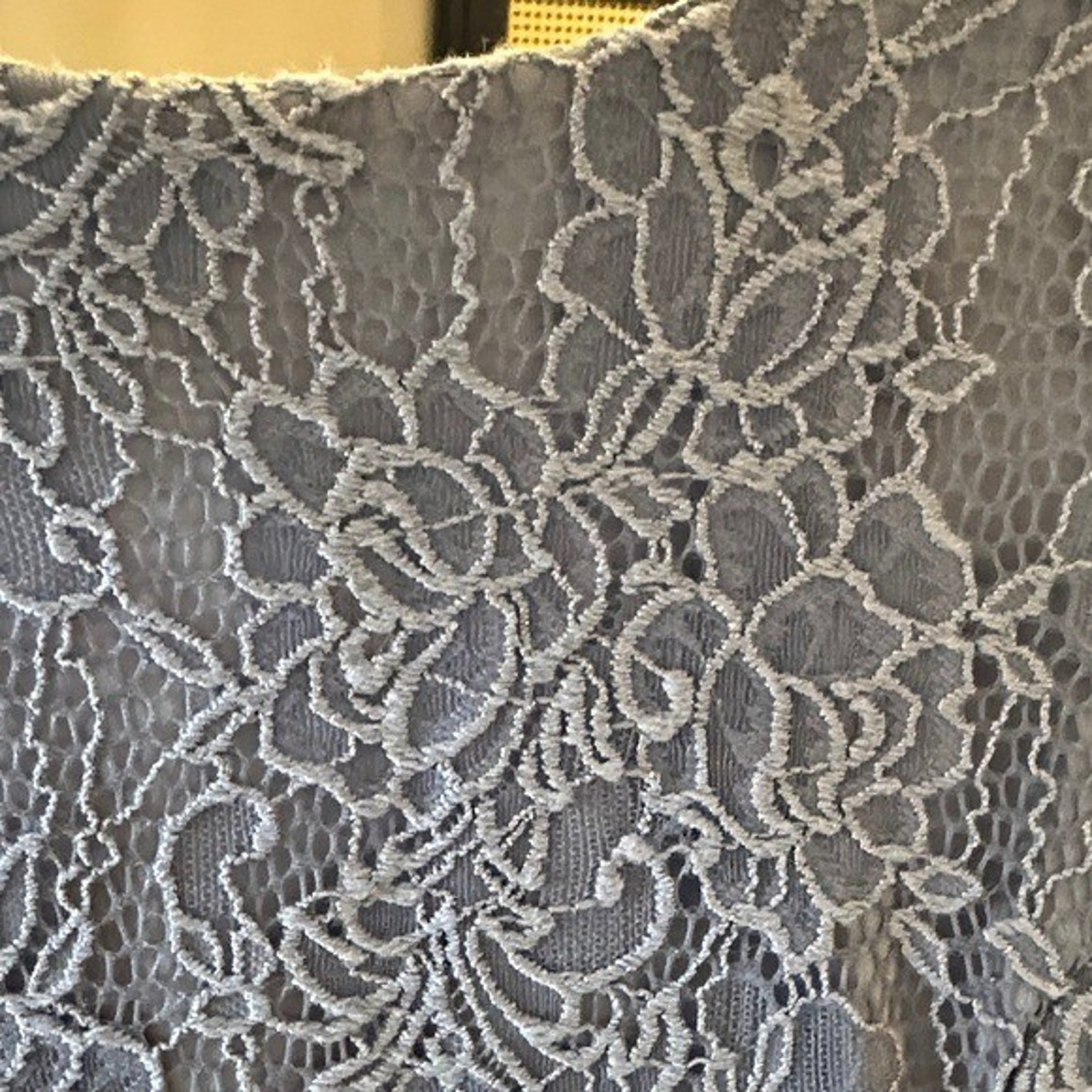Single Blue Lace Mini Dress