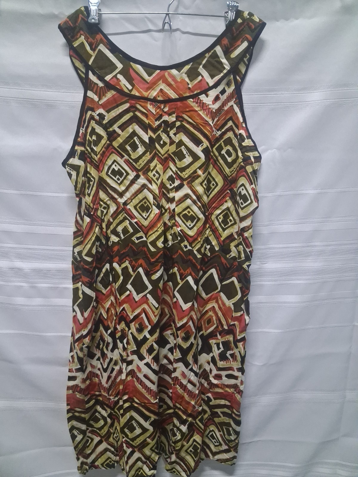Elementz Women’s Sleeveless Casual Drift Dress Multicolor Size L