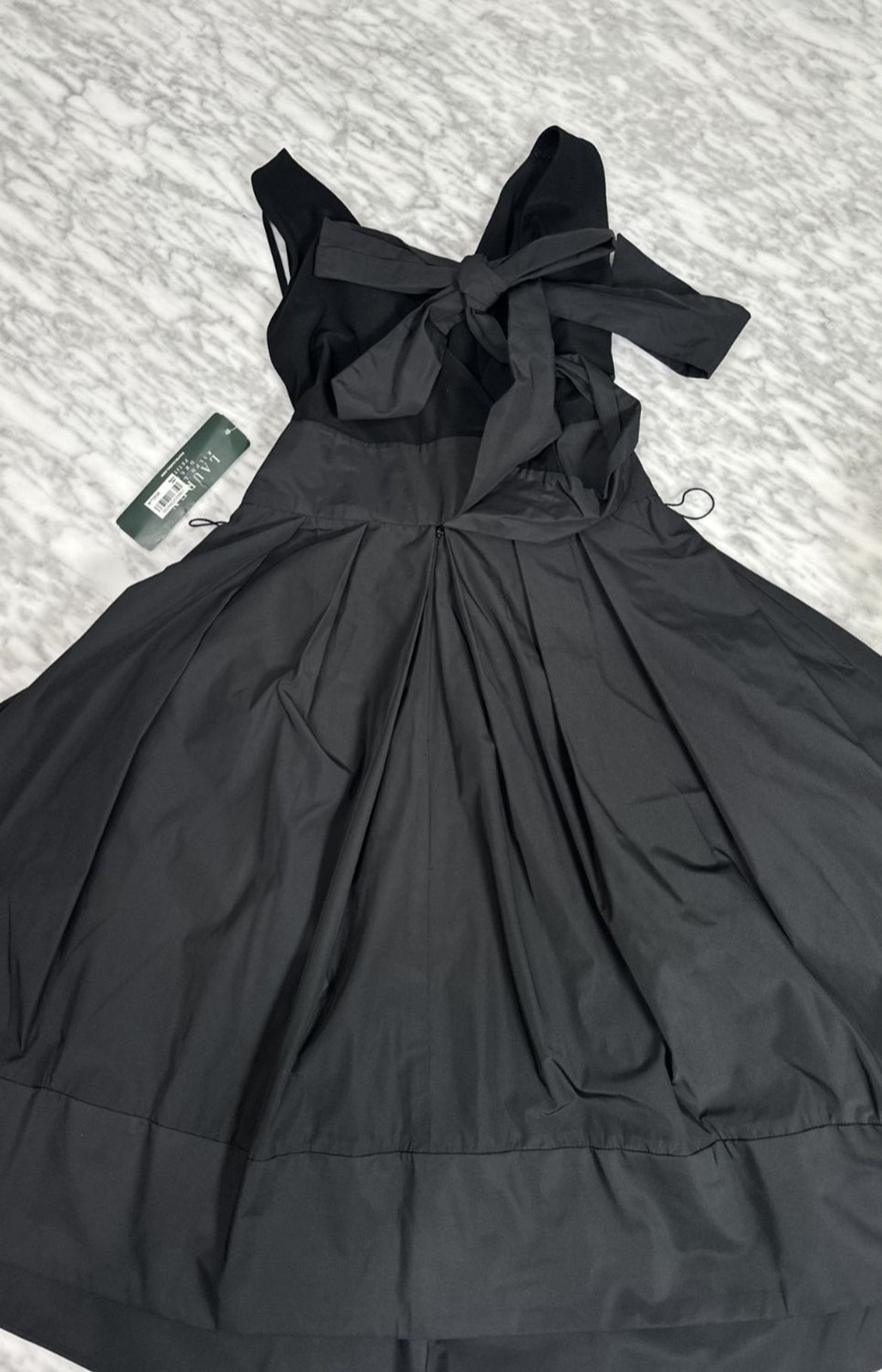 Lauren Ralph Lauren Womens Fit & Flare Any Occasion Dress Black size 4P NEW