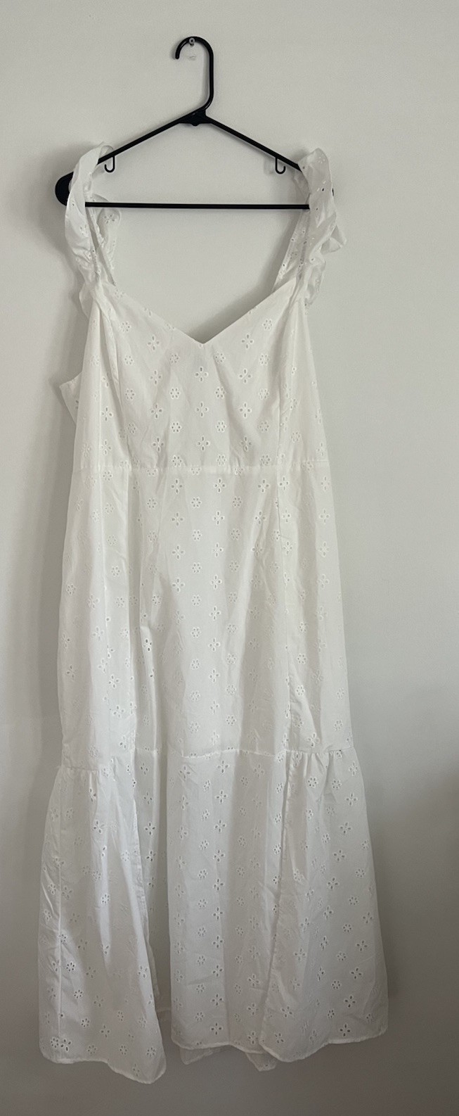 H&M Divided Eyelet Soft Girl Fairy Baby Doll Lace Dress Tunic Women’s Size 2XL
