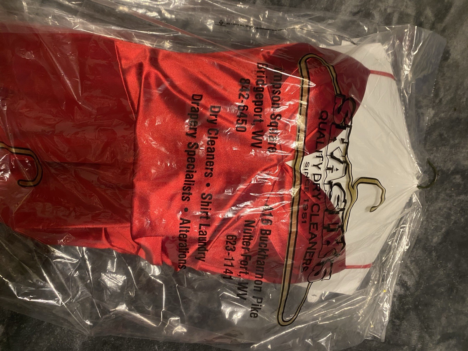 B.Smart Long Red Spaghetti Strap Dress