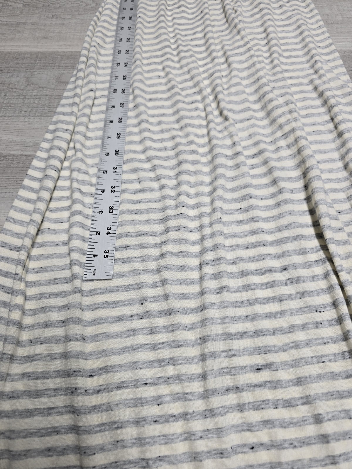 Marine Layer Supima Cotton Racerback Maxi Dress M Striped Stretch Minimalist NEW