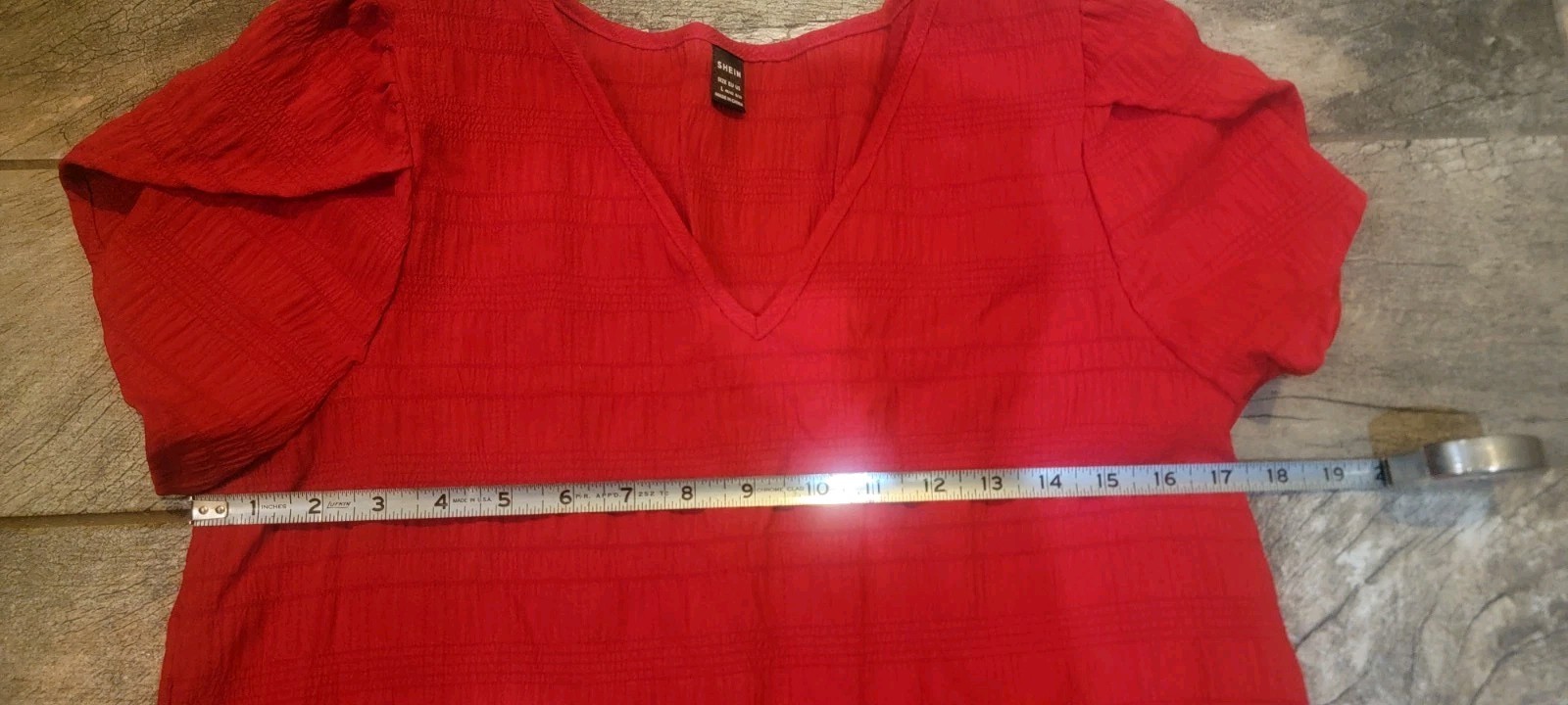 Red dress size lg NEW WOT