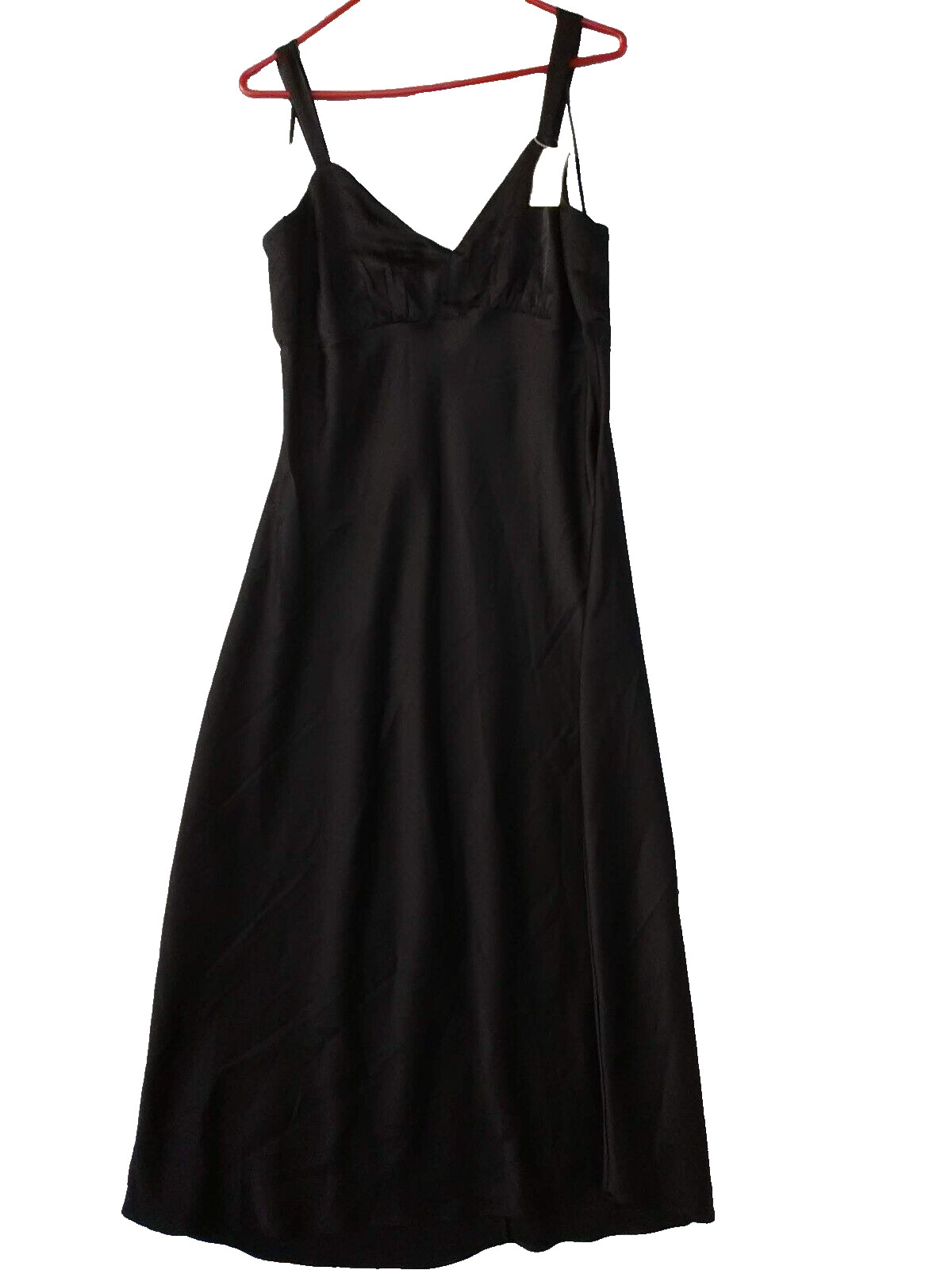 Sofia Jeans By Sofia Vergara Carly Midi Black Slip Dress Mid Calf Length Medium