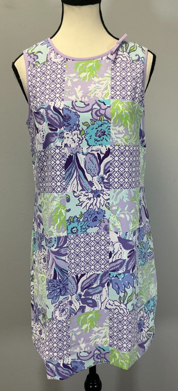 Lilly Pulitzer Julienne Women’s Size 0 Juicy Story Patch Shift Dress NWT