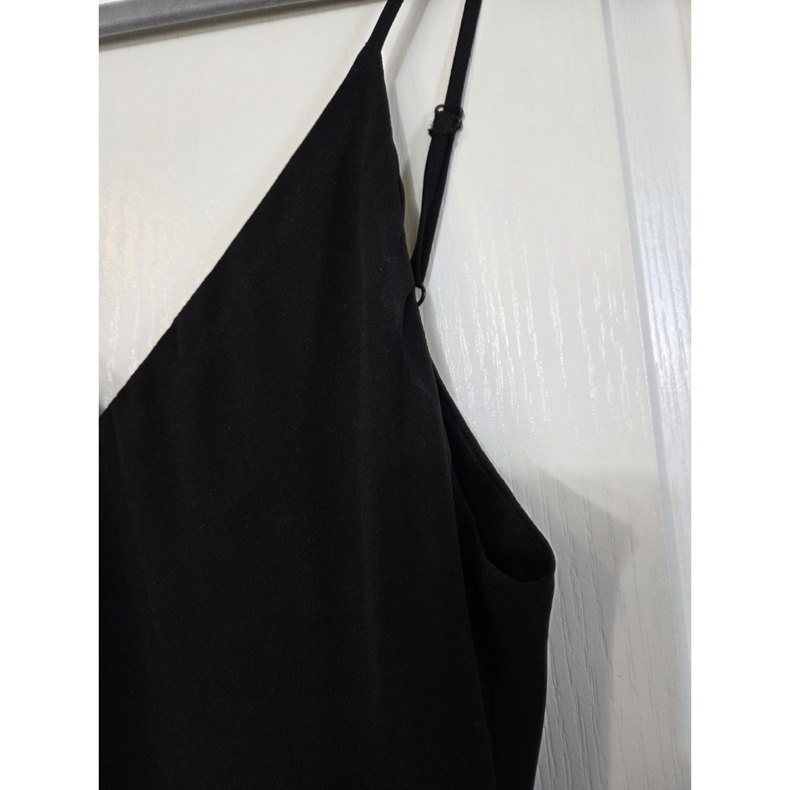 Lovers and Friends (Revolve) Black Chiffon Sexy Slit Slip Maxi Dress, Size Small