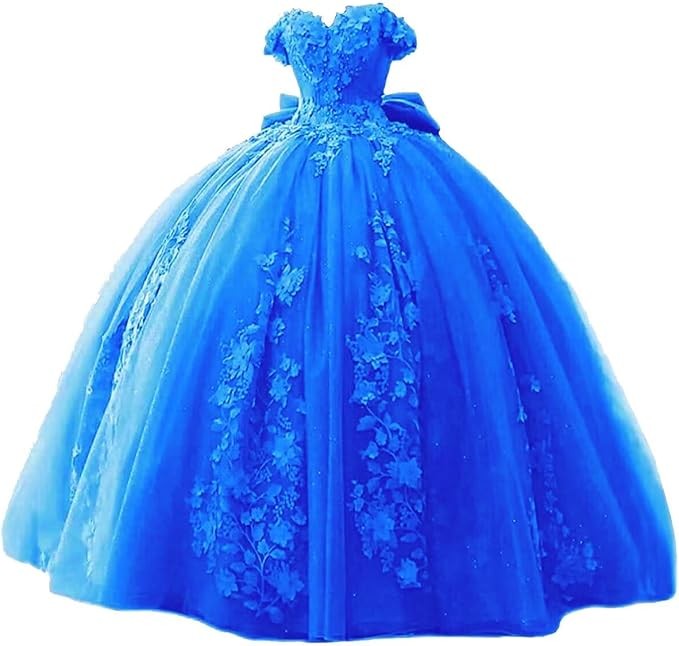 Quinceanera Dresses Sweet 15 / Sweet 16 Ball Gowns 3D Flowers