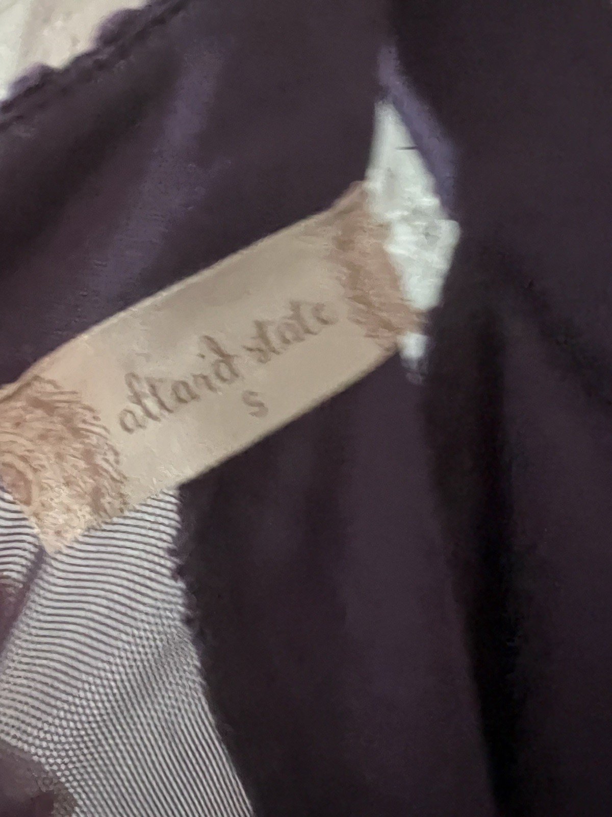 NWT Altar’d State Dark Purple Lace Halter-neck Skater Dress Lace Overlay Size S