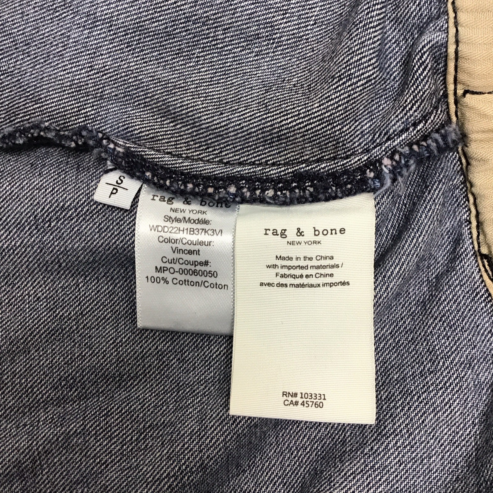 NWT Rag & Bone Mia Belted Midi Jeans Dress in Medium/Dark Wash Blue Size S/P