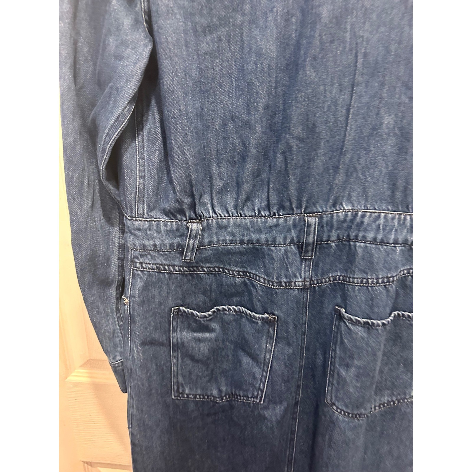 Steve Madden Womens Dakoda Blue Denim Maxi Dress Pearl Snap Front Western Sz 6