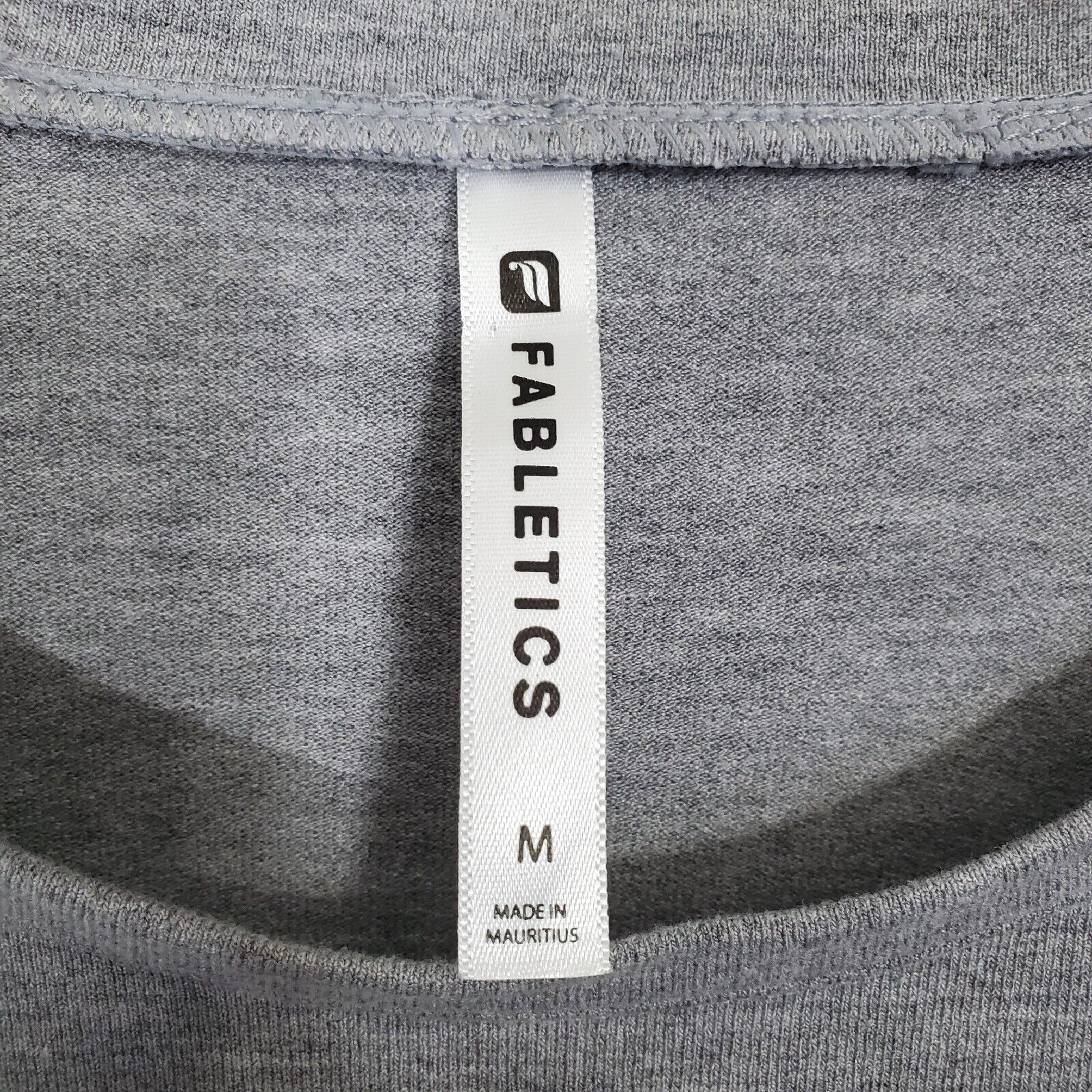 Fabletics Yani Mini Dress Size Medium Heathered Gray Jersey Knit Athleisure