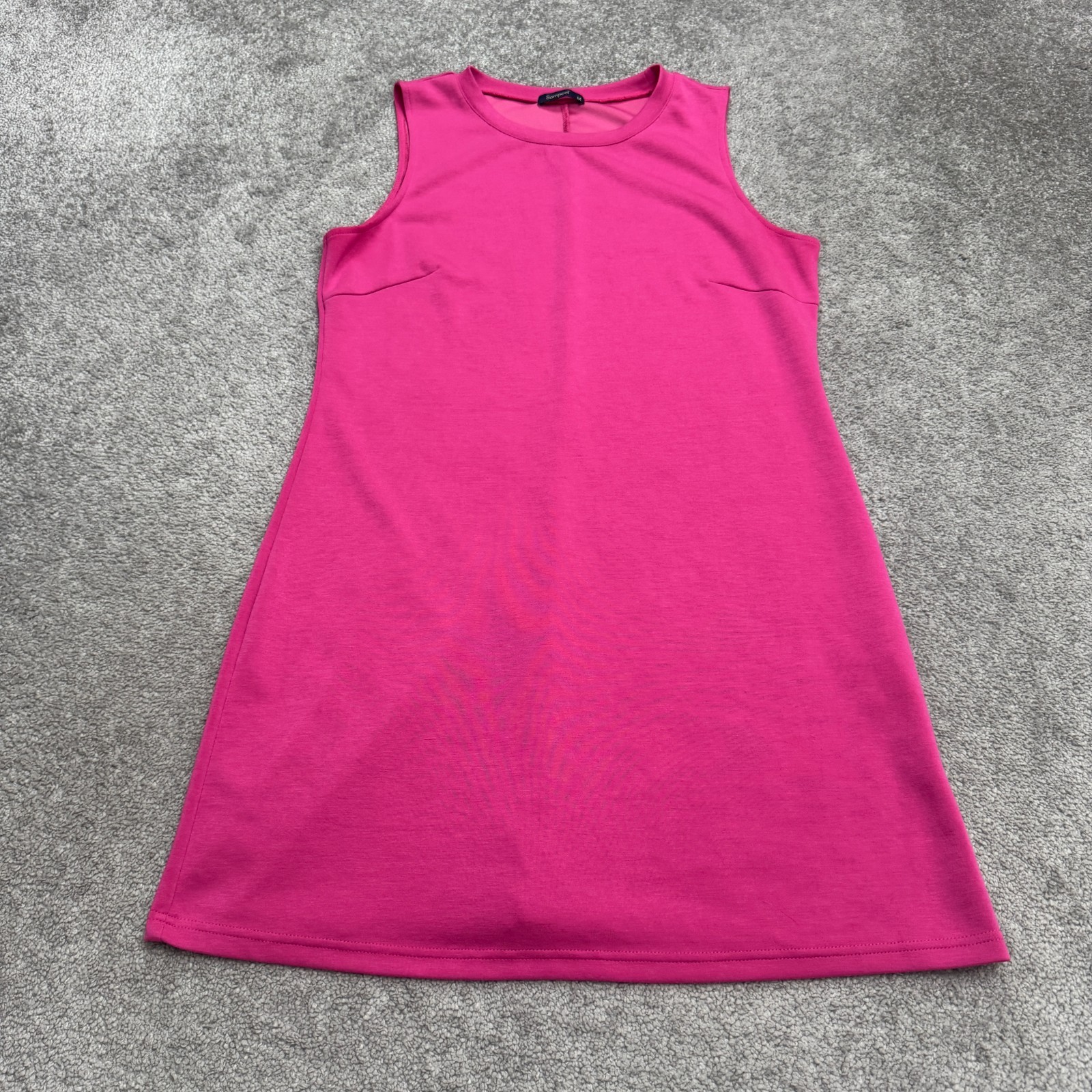 Sampeel Sleeveless Shift Tank Mini Dress Women Medium Pink Casual Stretch Summer