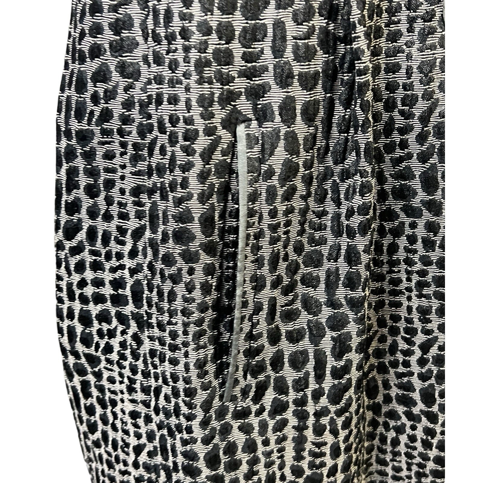 C Luce Mini Dress Size M Grey Leopard Print Sleeveless V-Neck Edgy Chic Trendy