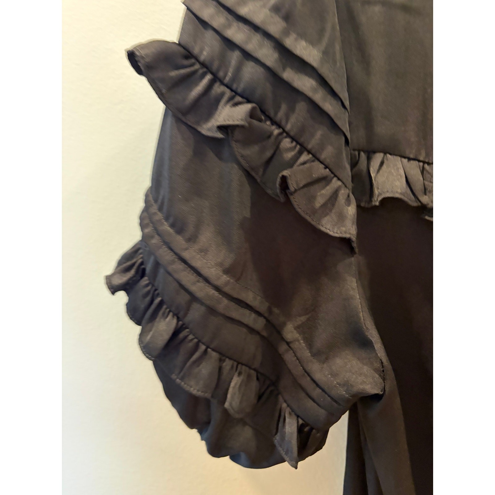 Black Ruffle Mini Dress | The Pants Store