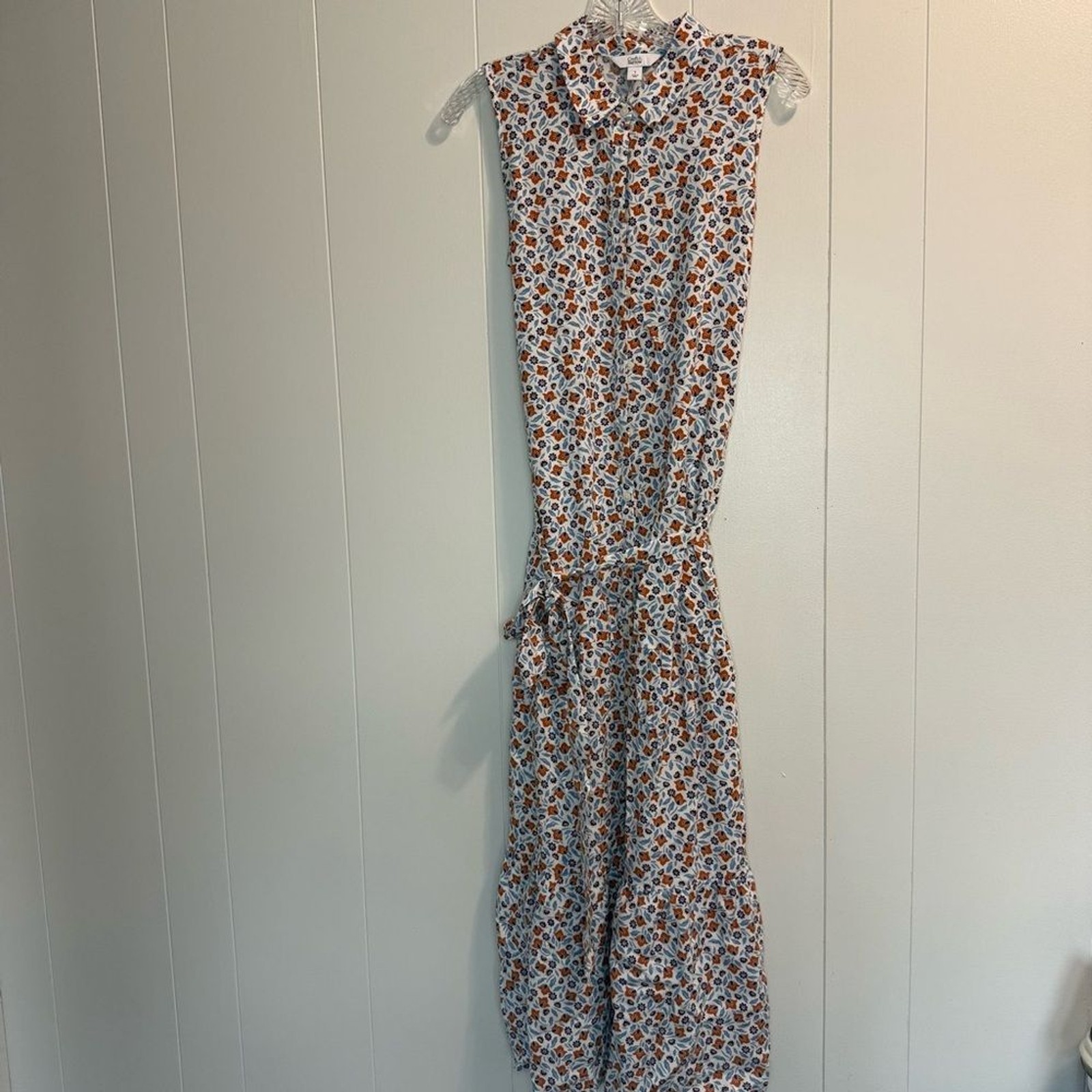 Croft & Barrow Floral Cottagecore Midi Tiered Dress Womans Size Small