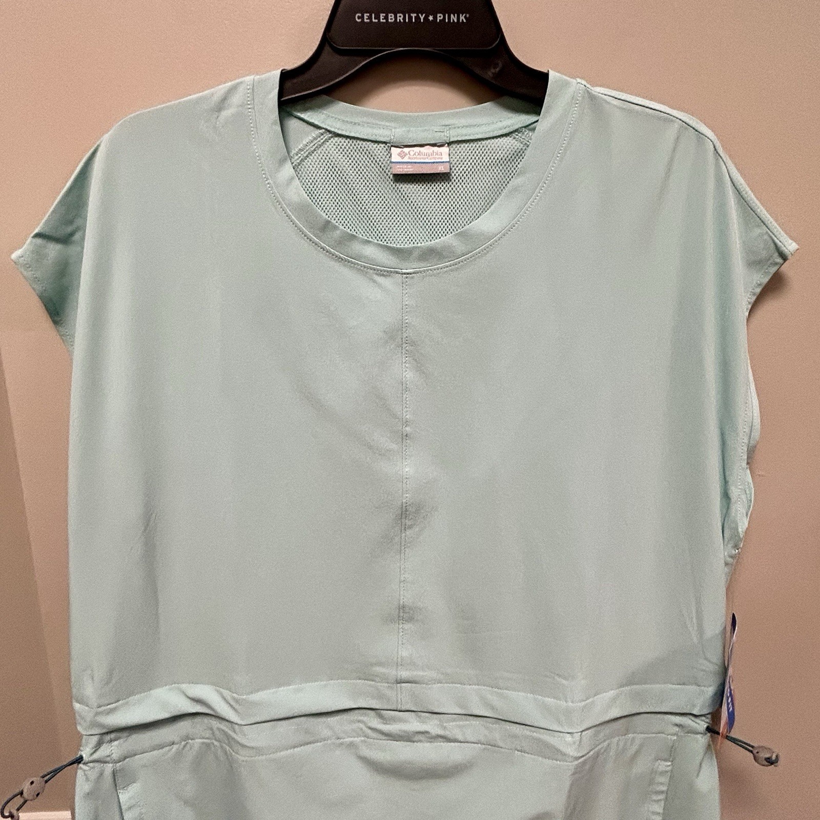 Columbia Pale Green NWT Omni Shield Boundless Beauty Dress II Women’s Size XL