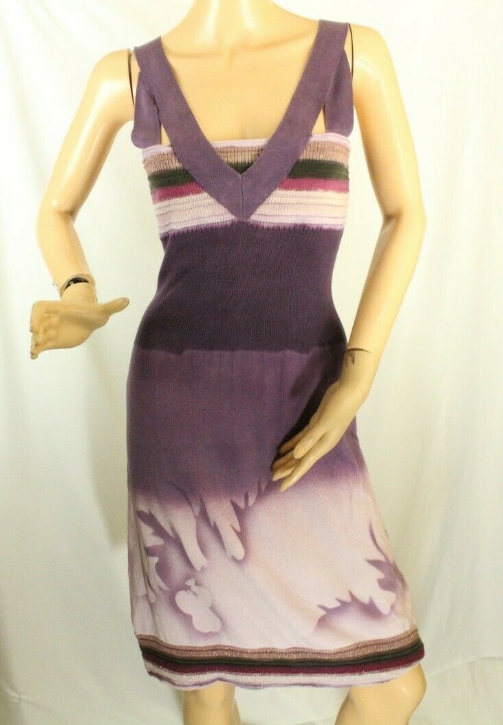 Etincelle Women’s Purple Knit Dress Size T3 (US Size Medium) Retail $440