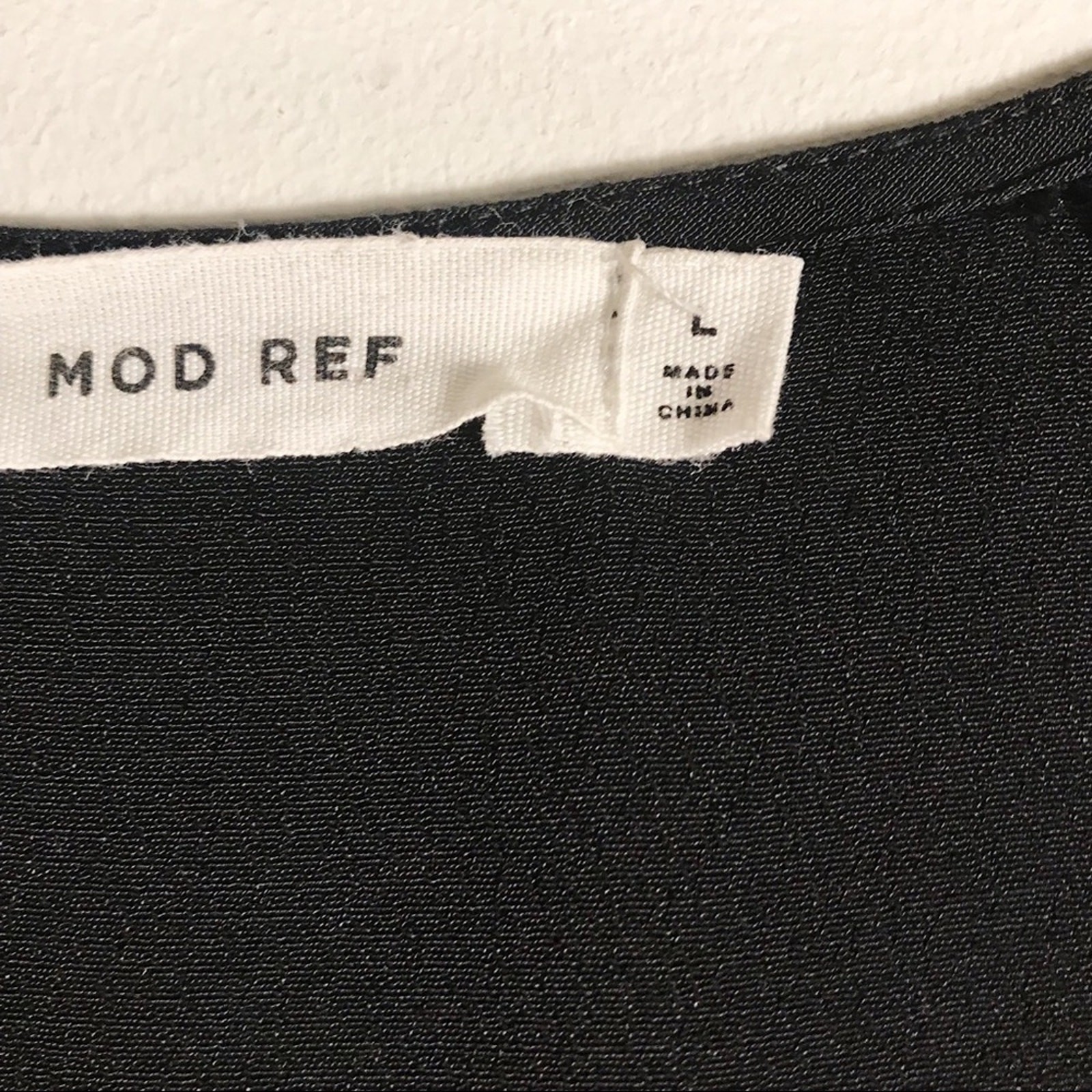 Mod Ref Black HiLo Wrap Dress NWOT Sz L