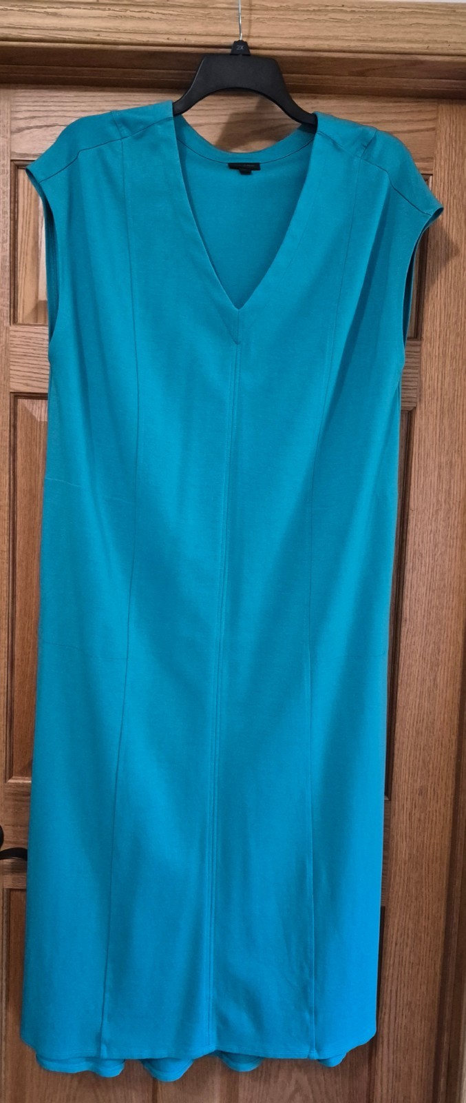 J Jill Teal Sleeveless Long Dress 2x