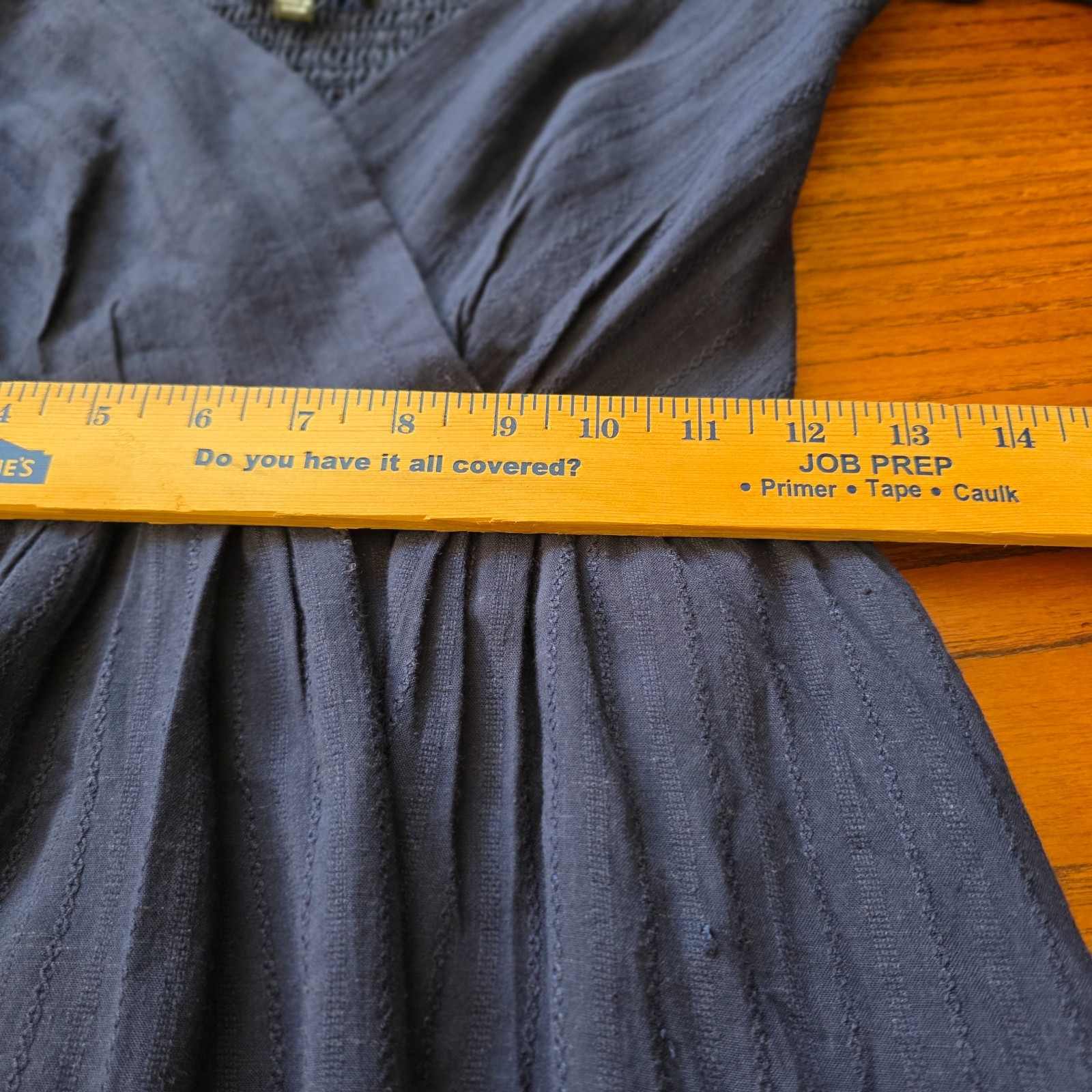 Lulus Navy Smock Gathered Top Bell Sleeve Dress size XS NWT