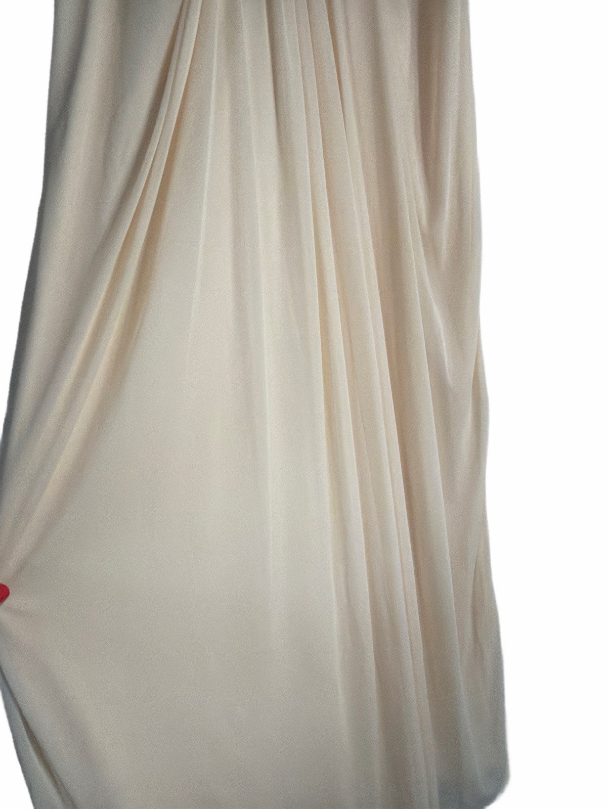 Alex Evenings Long Halter Dress Pearl Beads Lace Overlay Mother Of Bride Galla 6