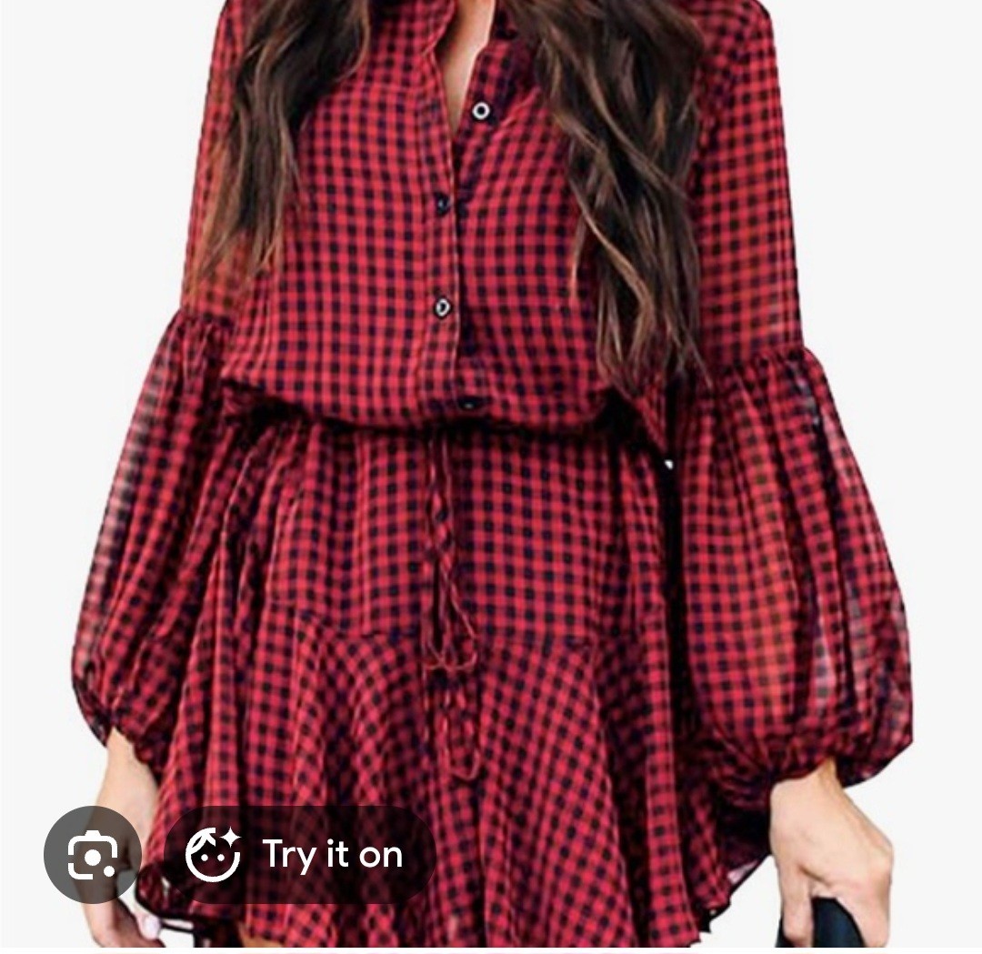 VICI MANCHESTER ADJUSTABLE BALLOON SLEEVE DRESS