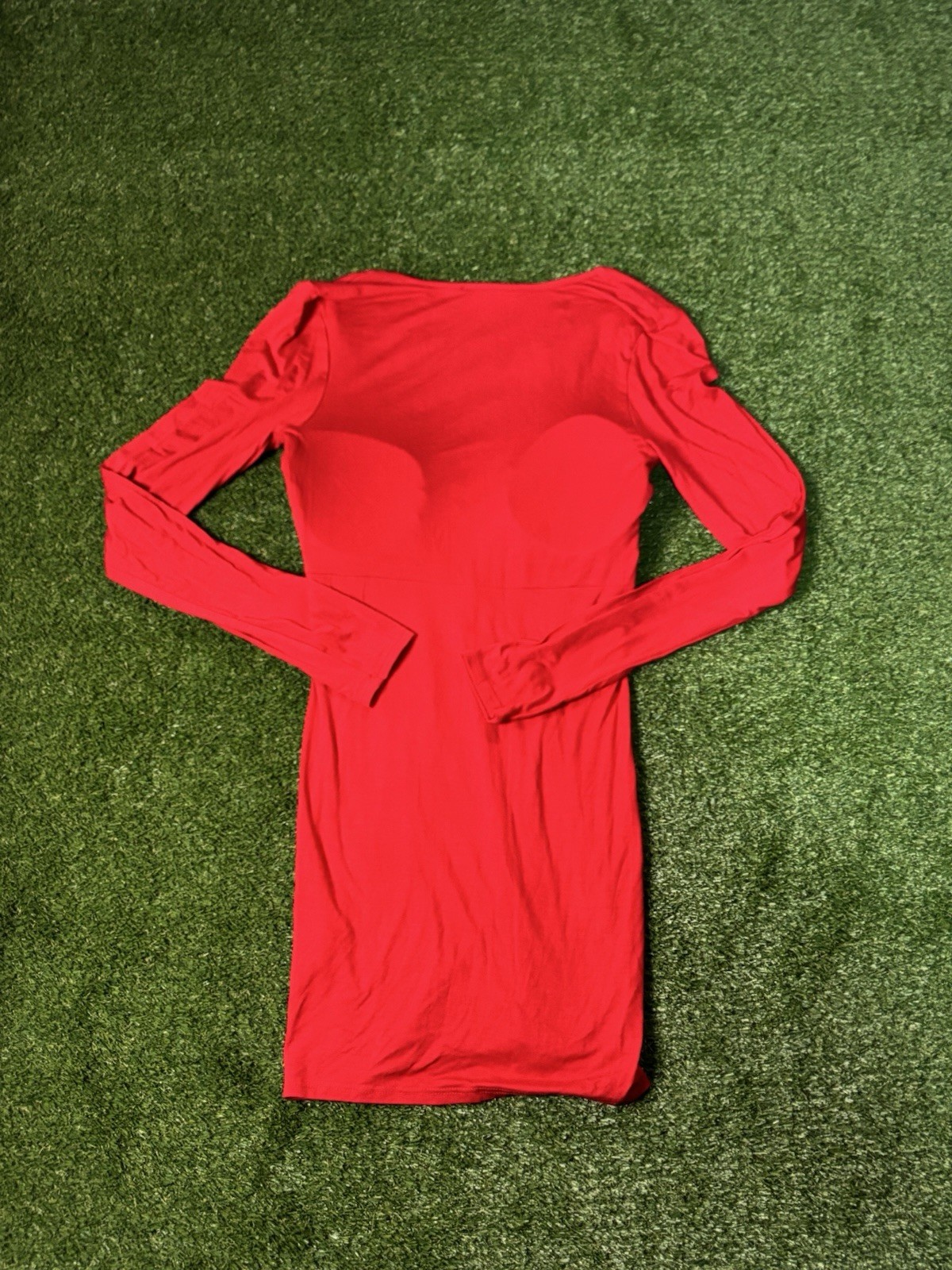 Fashion Nova Red Dress Longsleeve