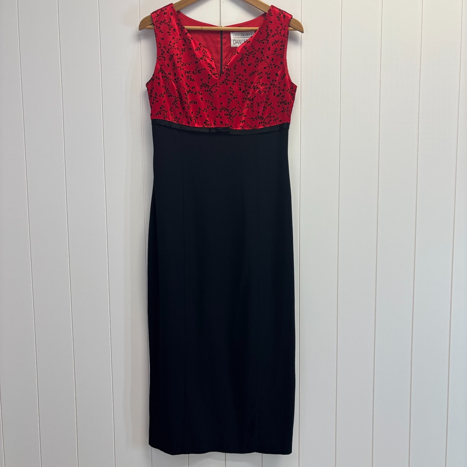 Vintage Lois Snyder Dani Max Glam Maxi Gown Size 8 Old Money Quiet Luxury Event