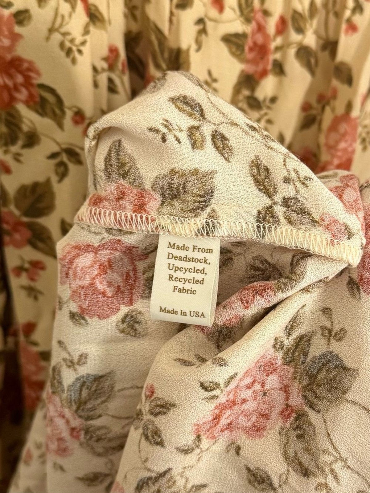 Christy Dawn The Simple Dawn Midi Dress Buttercream English Rose Floral Medium