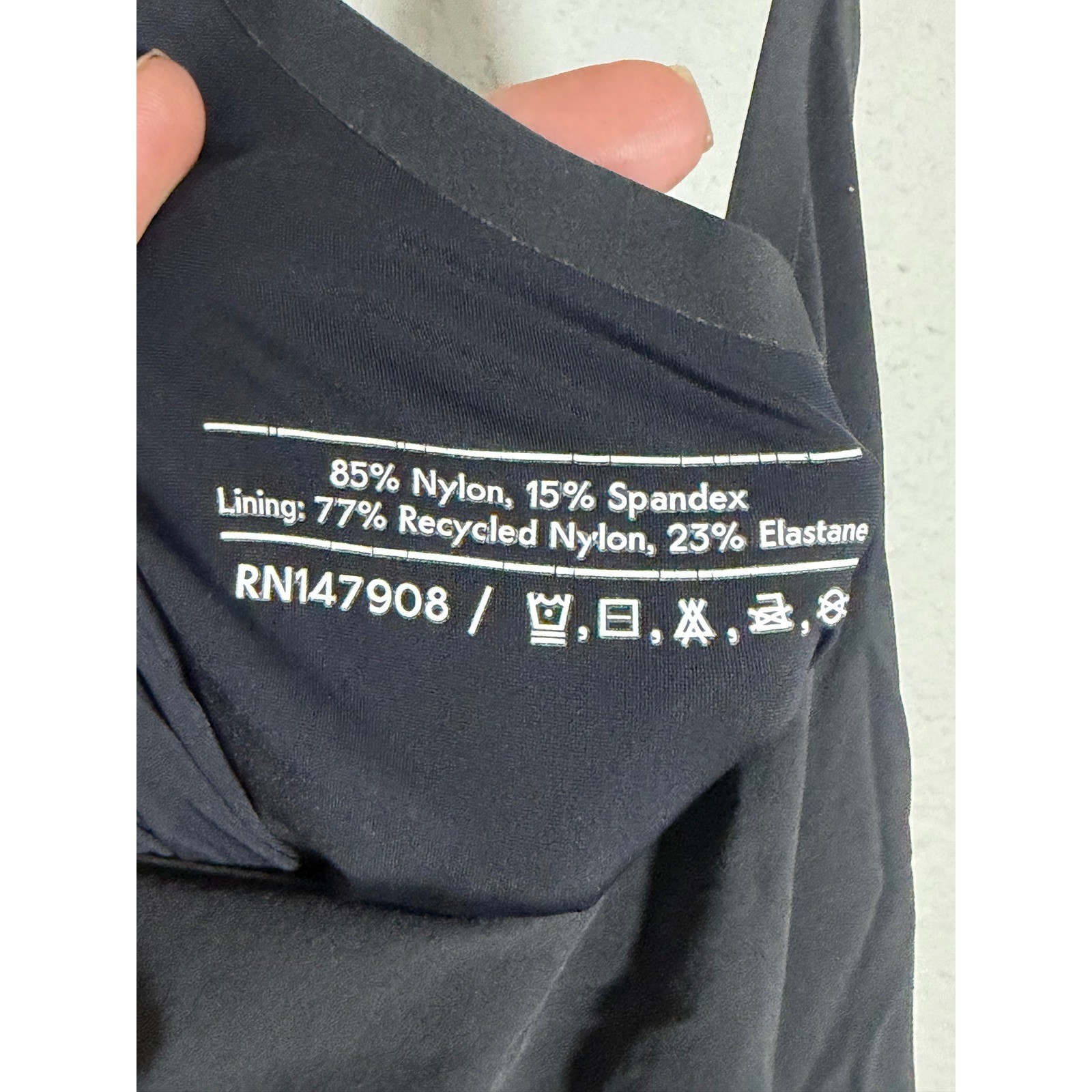 Outdoor Voices The Exercise Dress Black Medium Mini Racerback Built-in Shorts