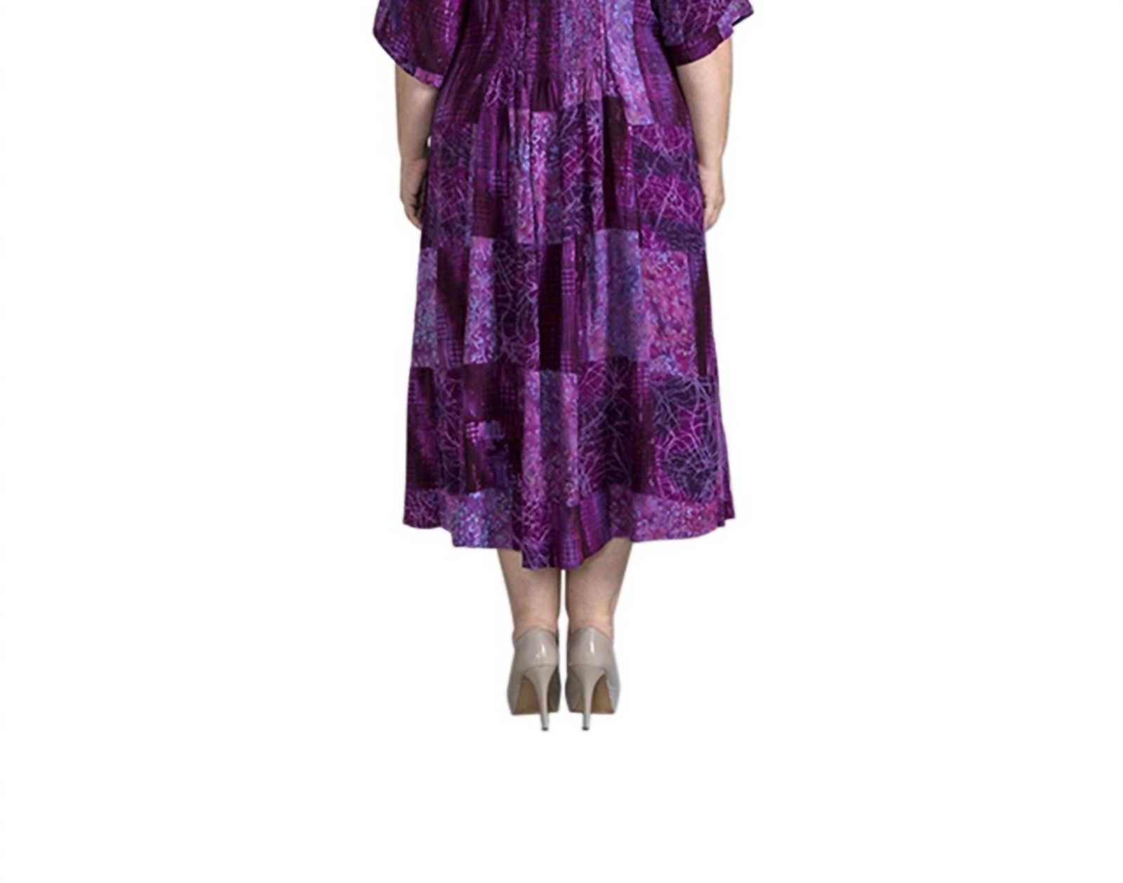On The Plus Side Round Neck Short Sleeve Ojai Dress – Plus Size Size 1X