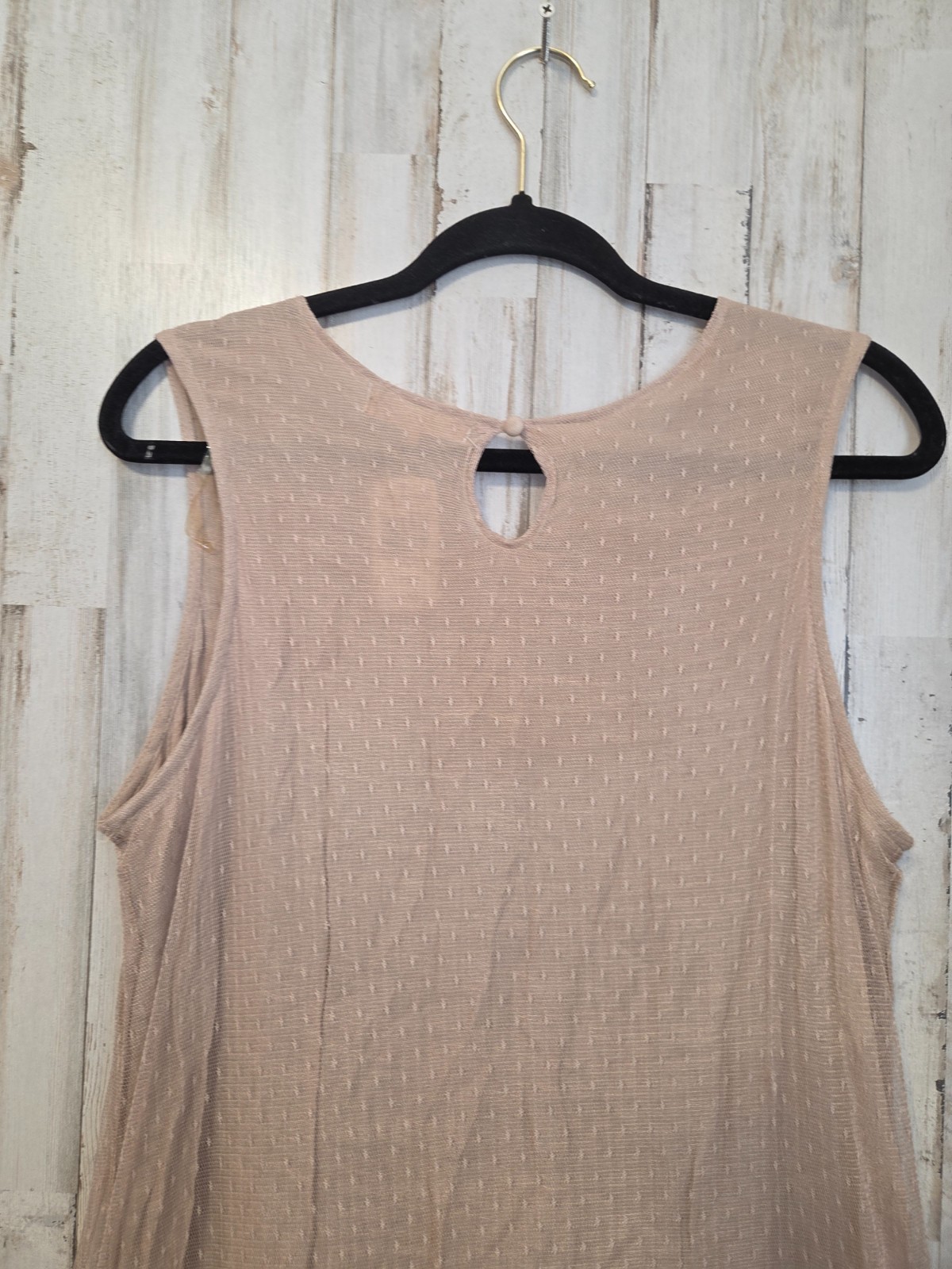 NWT Indigo Soul size L Lace Embroidered Shift Tunic Dress Mini sleeveless