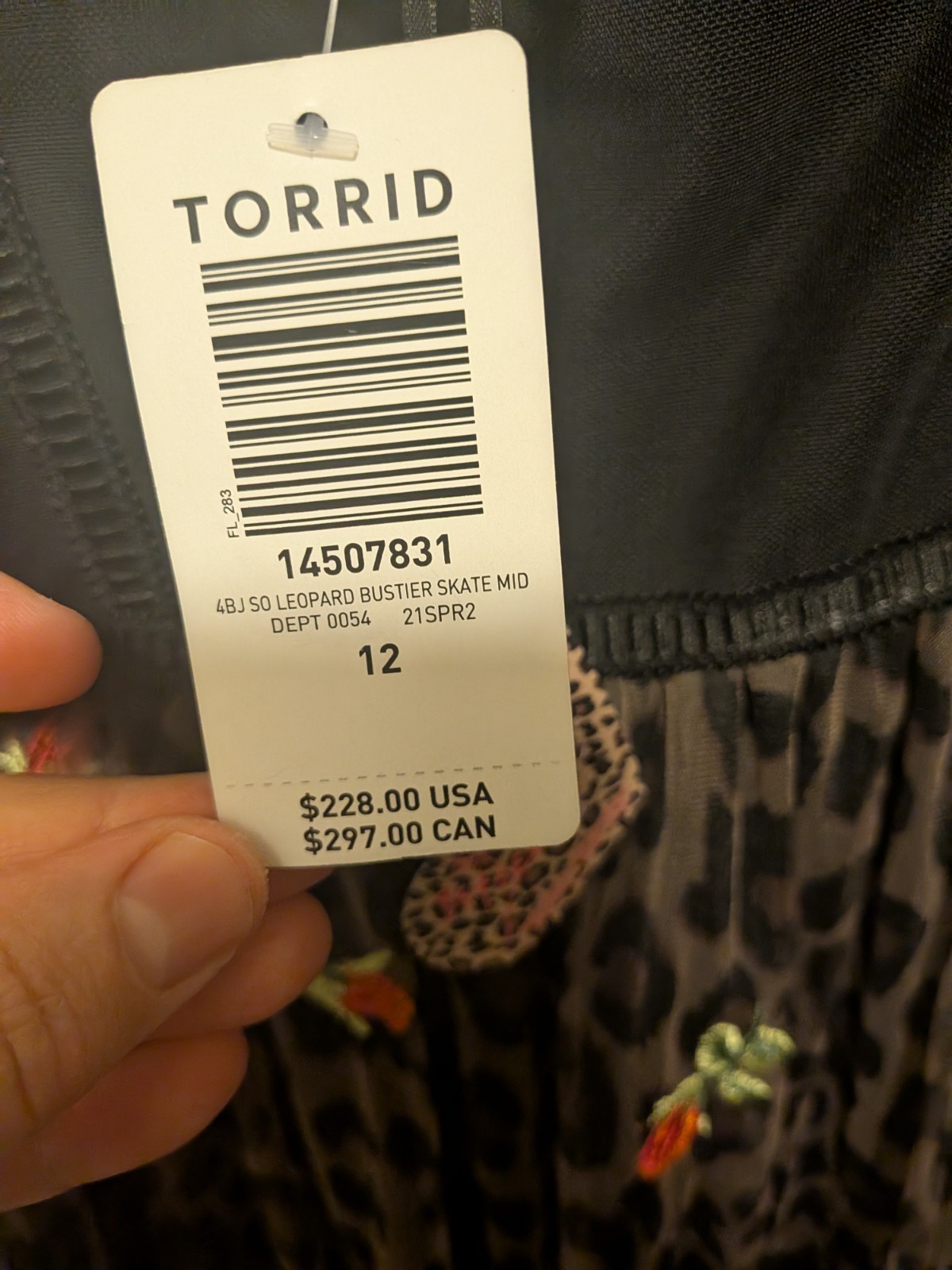 Torrid Betsey Johnson Sweatheart Leopard Tulle Midi Dress Sz12 Y2K Goth Grunge
