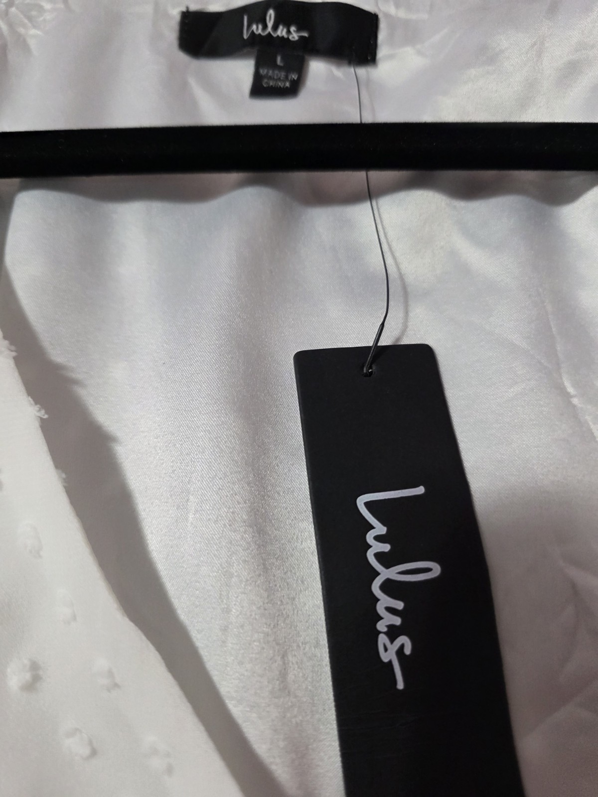 Lulus White Wrap Dress V-Neck Flutter Sleeve Ruffle Tie Waist Short L