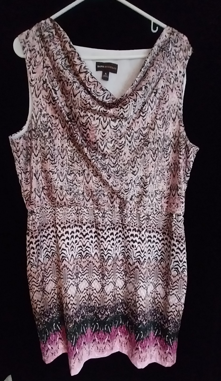 Dana Buchman Womens XL Multicolored Tank Dress, Beautiful!
