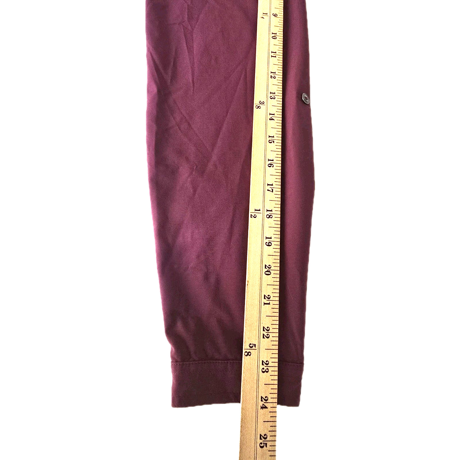 Orvis Pack & Go UPF 50 Drawstring Roll Tab Slv Dress M Stretch Travel Wicking