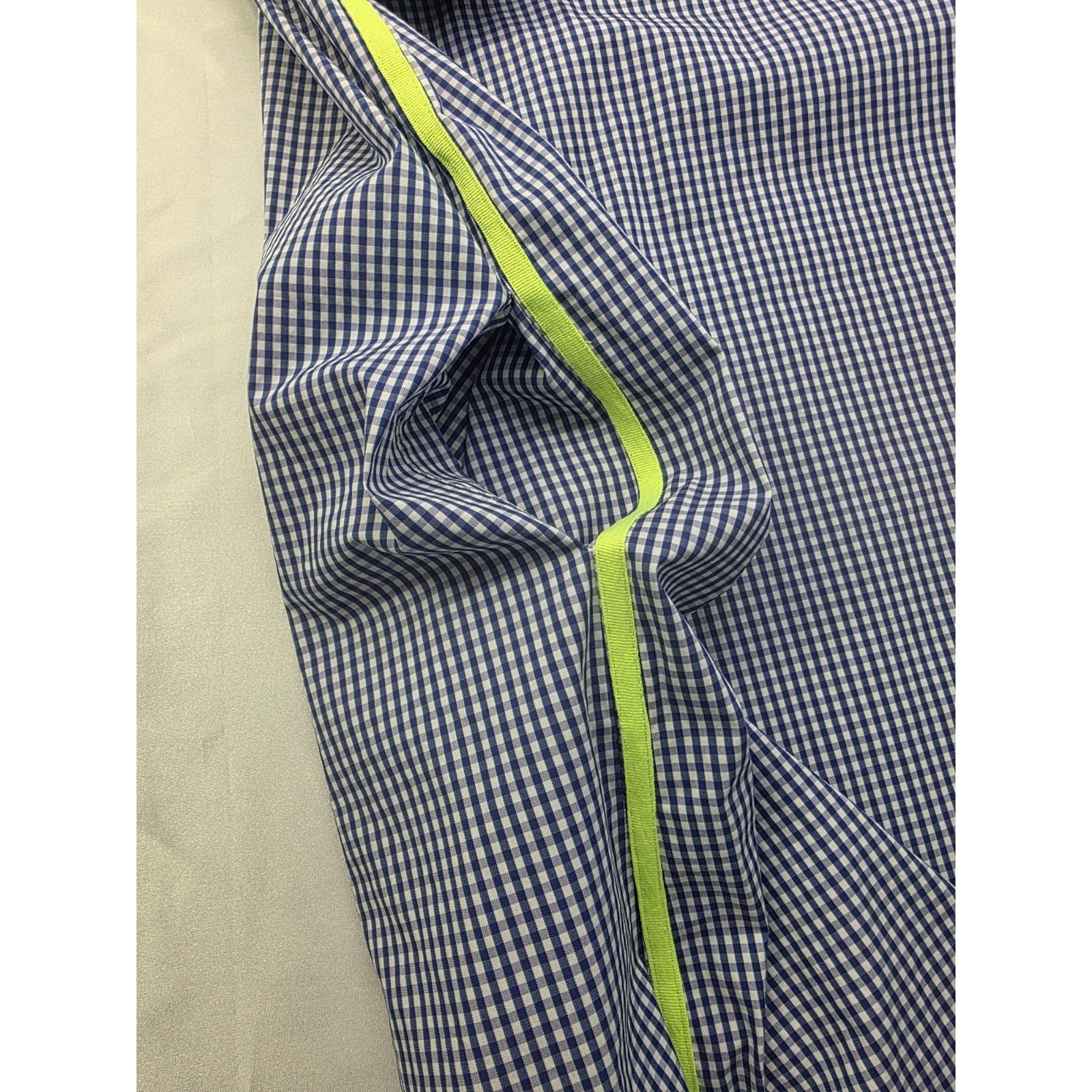 Caryn Lawn Jackie Dress OSFM Gingham Navy White Neon Stripe Short Sleeve NEW