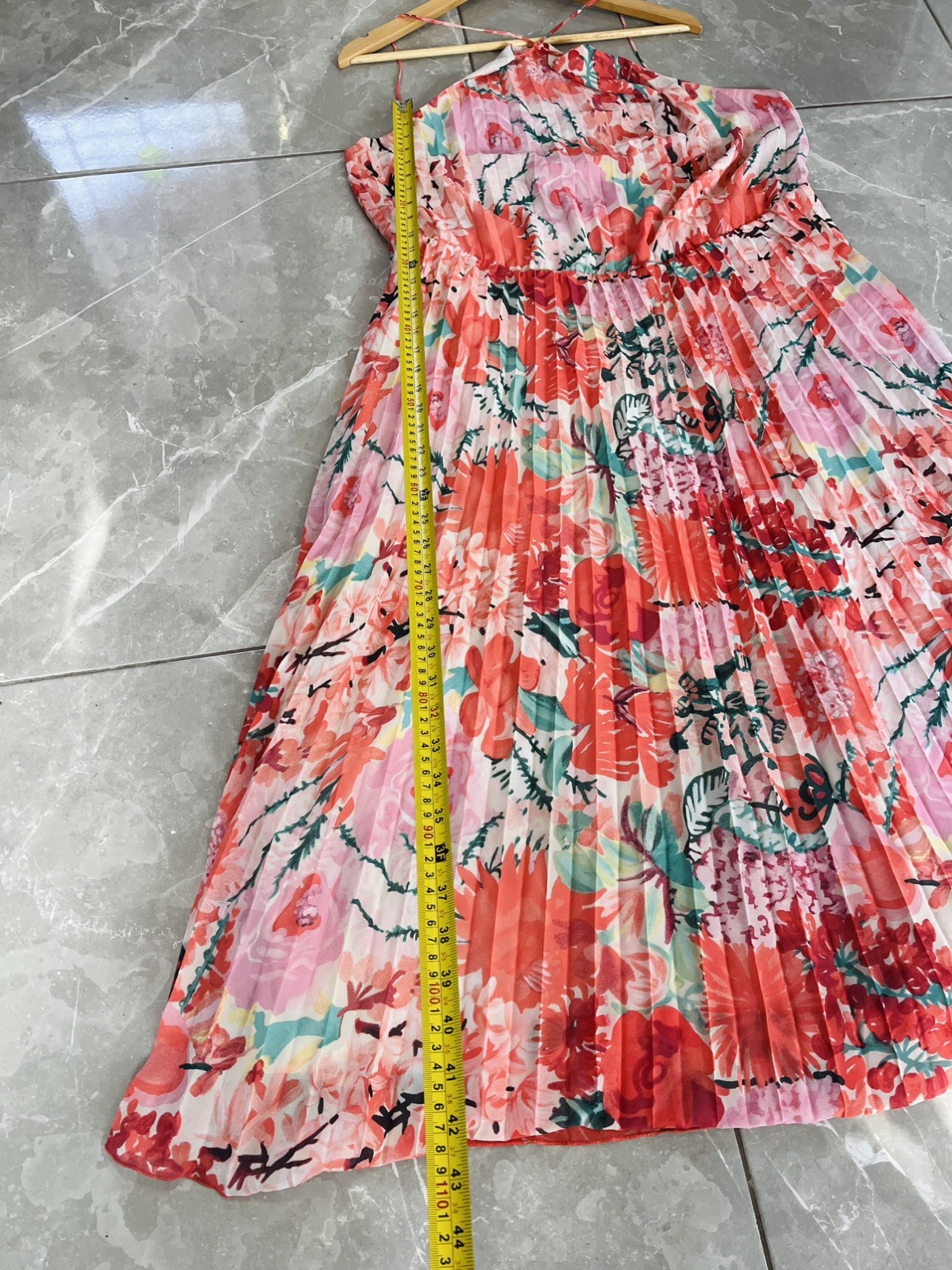 H&M Women’s beach Summer Maxi Dress sleeveless Floral Size Xl (14-16) New