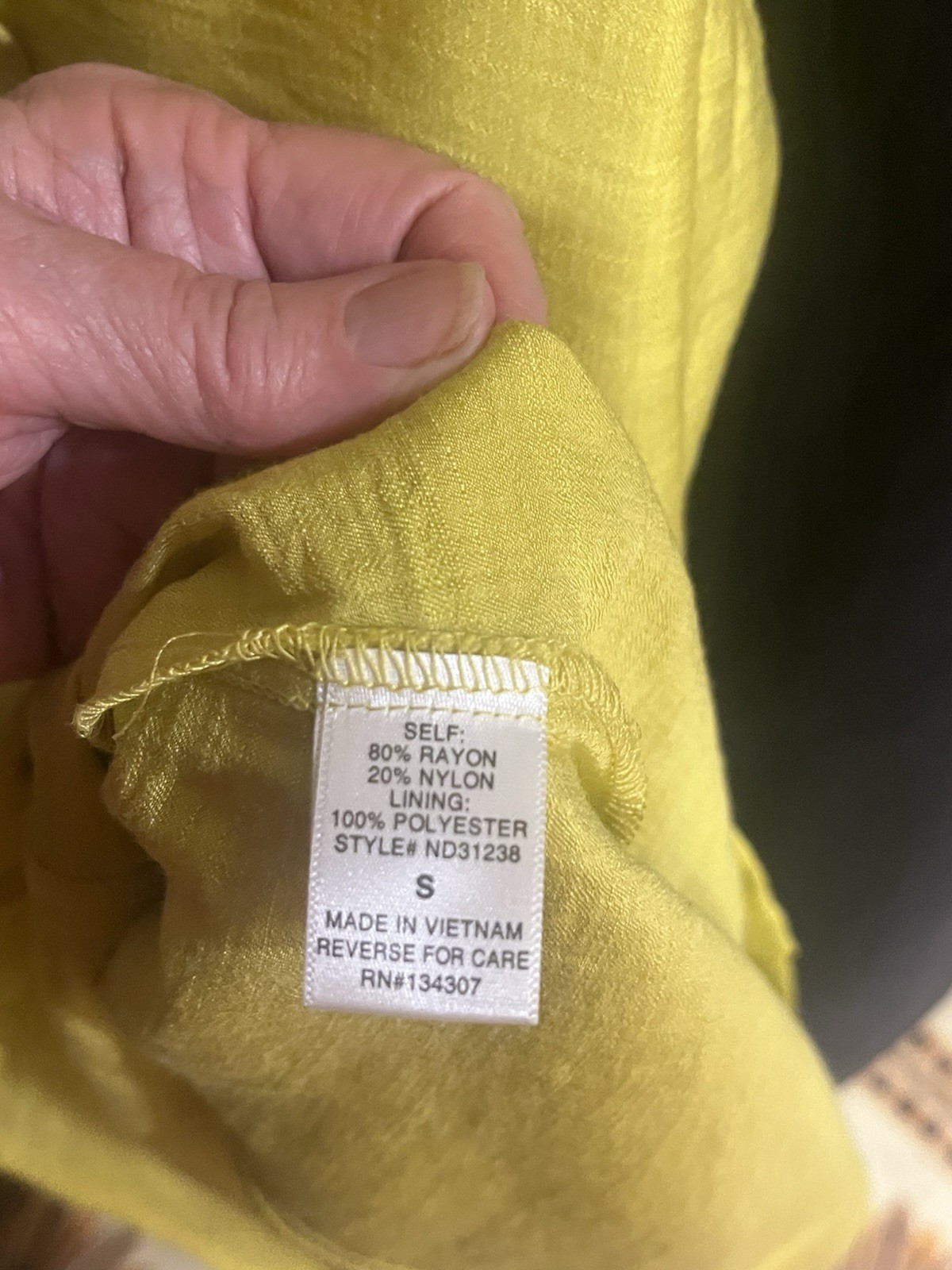 Lumiere Chartreuse yellow Button-Front Midi Dress Sz S Square Neck Open Back