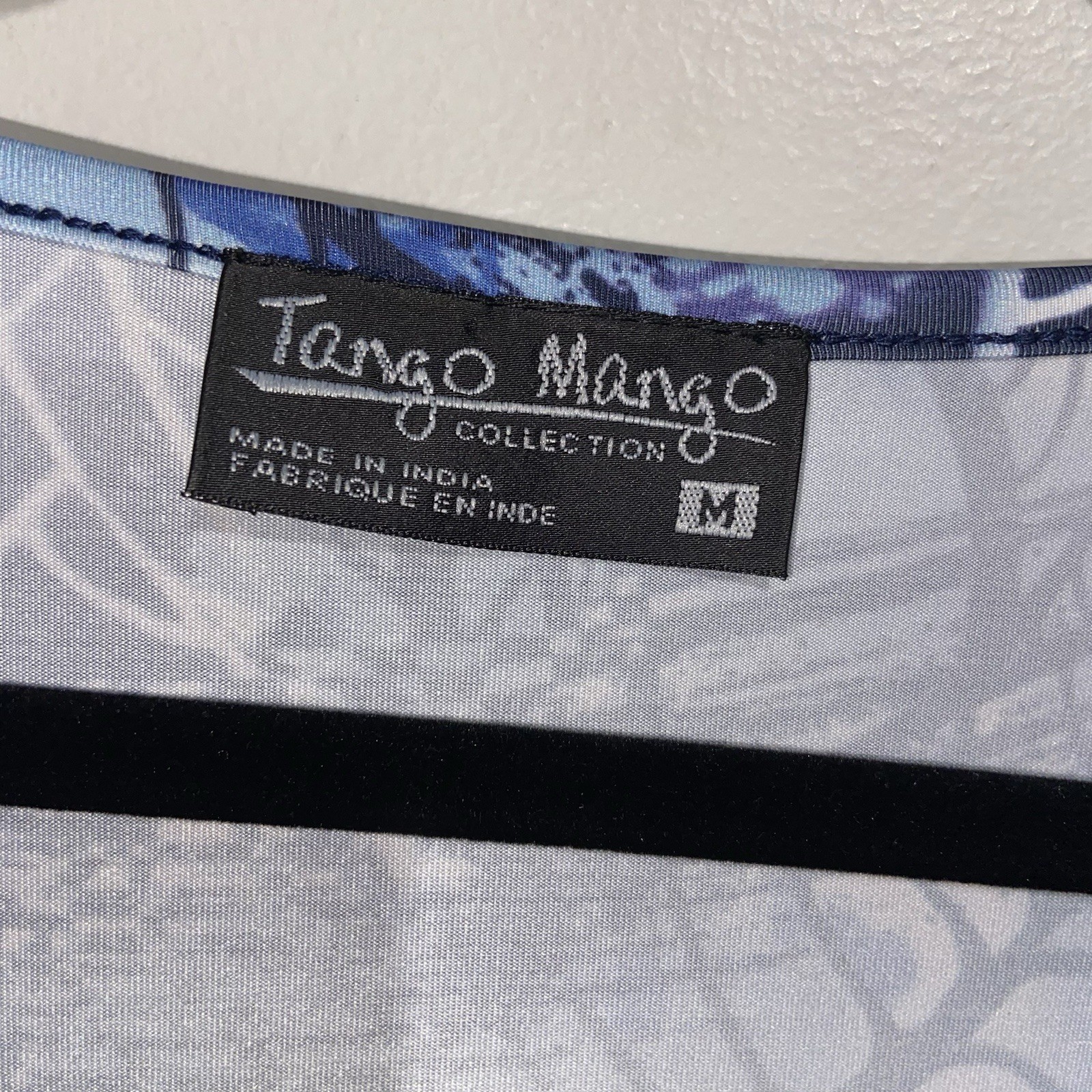 Tango Mango Dress Womens Medium Stretch Floral Leaf Print Tropical Resortwear