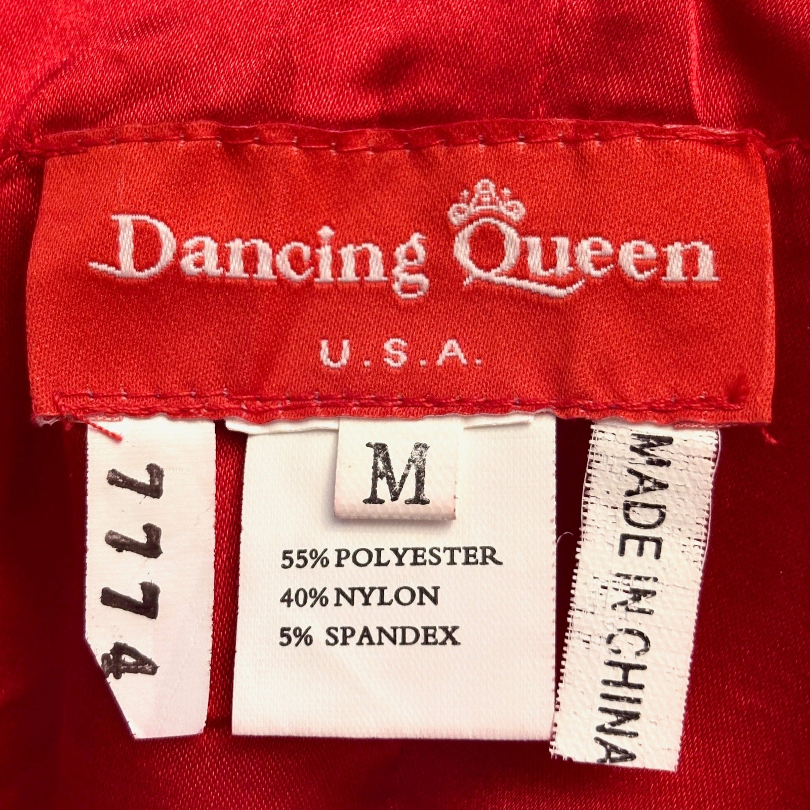 Dancing Queen Red Ruffle Dress Size Medium Ruched Mermaid Gown Formal Y2K Glam