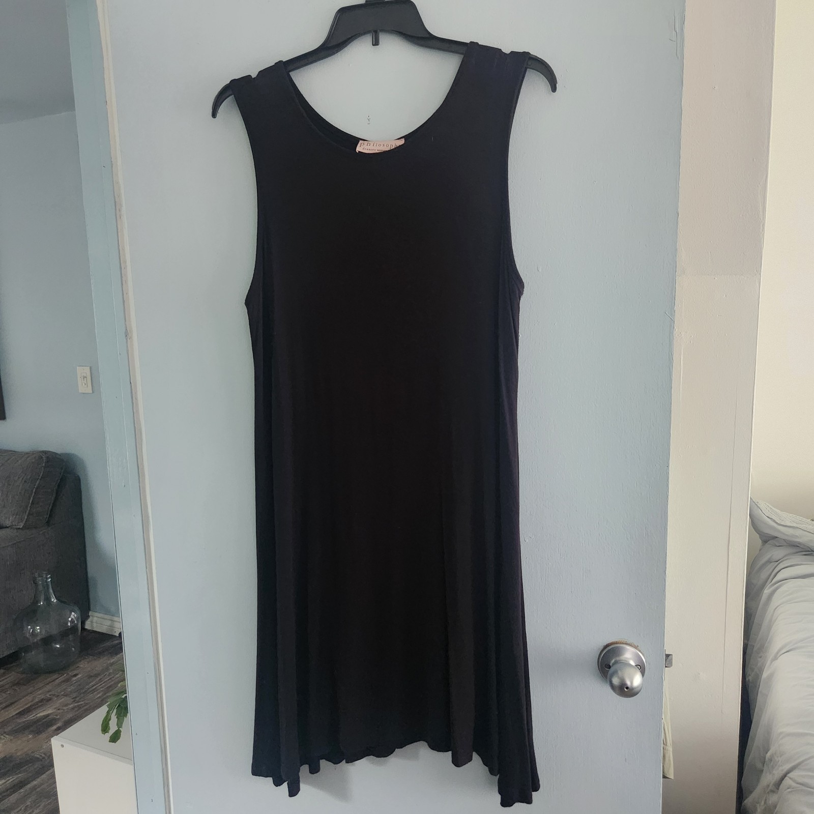 Philosophy 1X Swing Dress Black Whimsical Capsule Minimalist Chic Sporty Casual