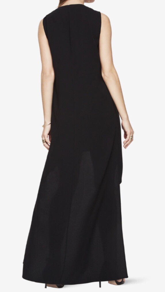 NWT Bcbg MaxAzria Amaryllis High-low Dress Black SZ-2XS-XS,S,M,L $248