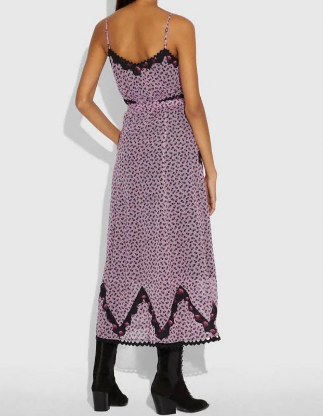 Coach Print Slip Dress Size 8(M/L)
