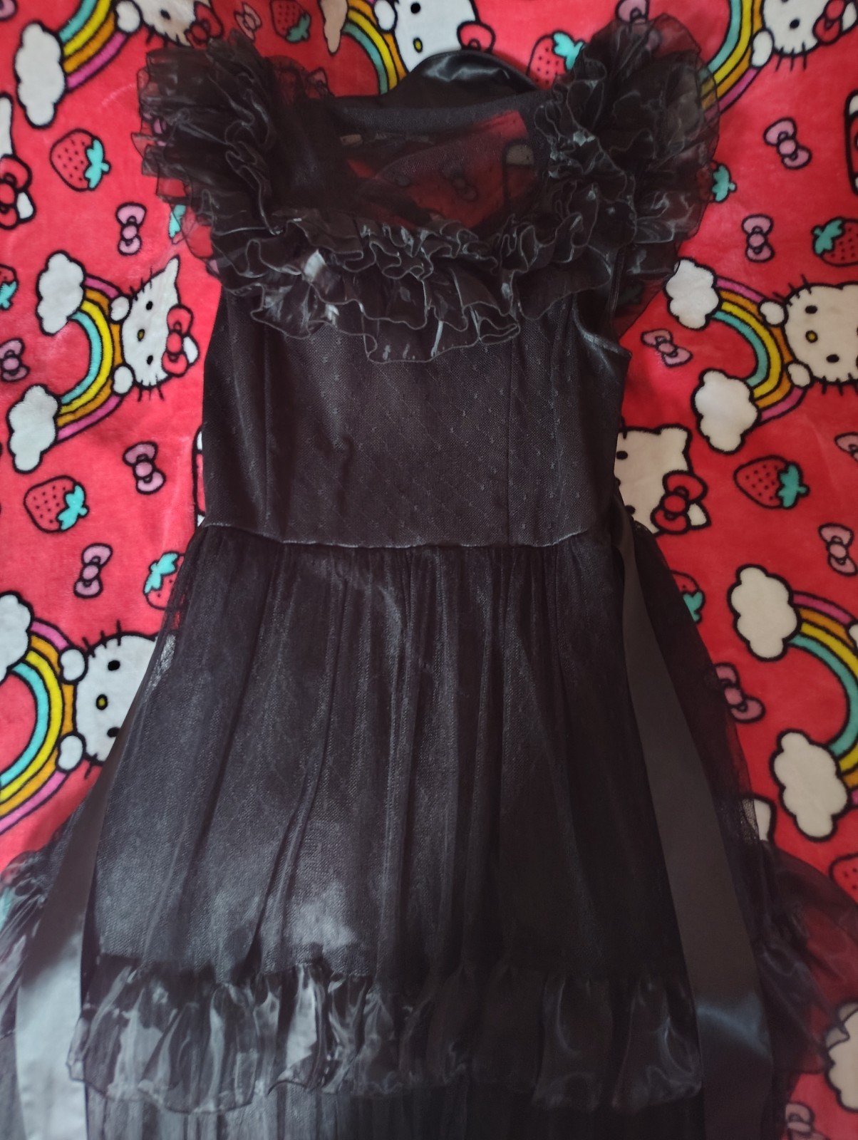 Dolls Kill Widow Wednesday Adams Style Dress Deadstock